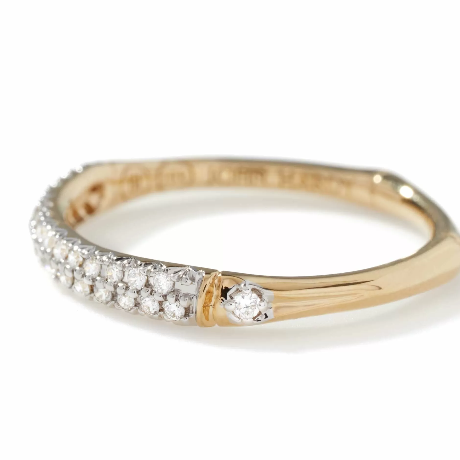 Bamboo Band Ring, Gold, Diamonds, Slim^John Hardy Discount