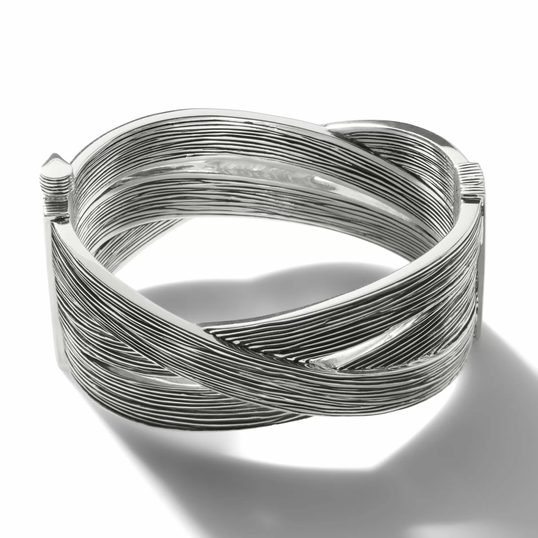 Bamboo Hinged Bangle, Sterling Silver, Wide^John Hardy Sale