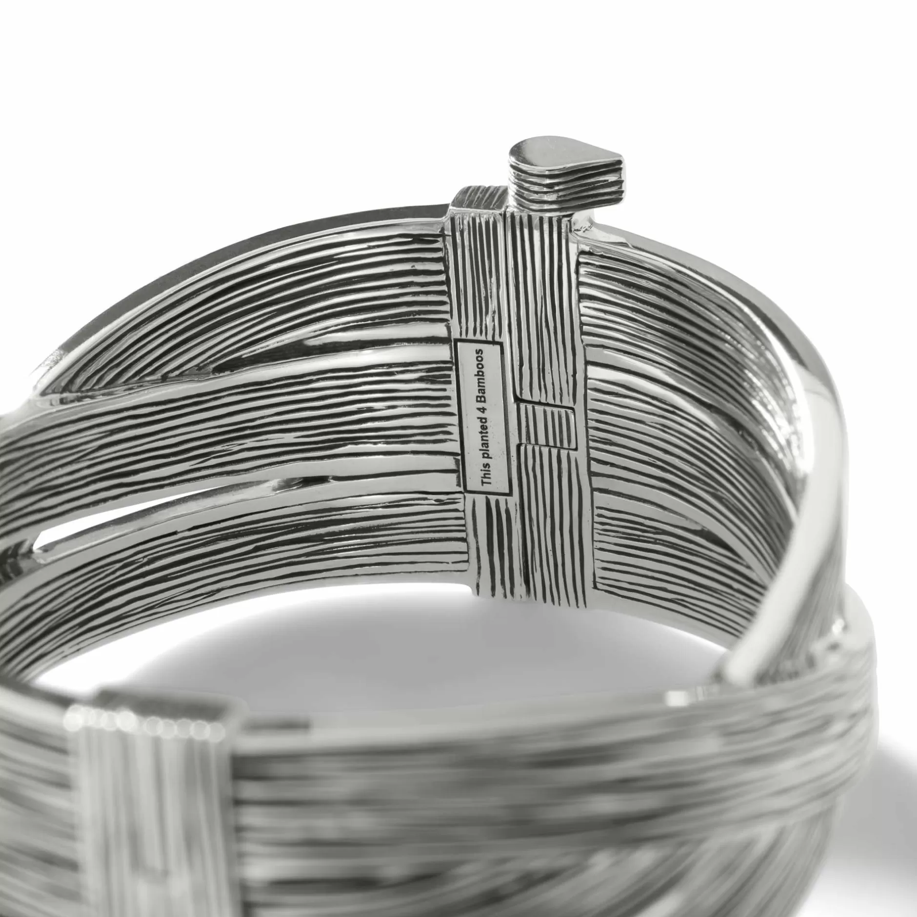 Bamboo Hinged Bangle, Sterling Silver, Wide^John Hardy Sale