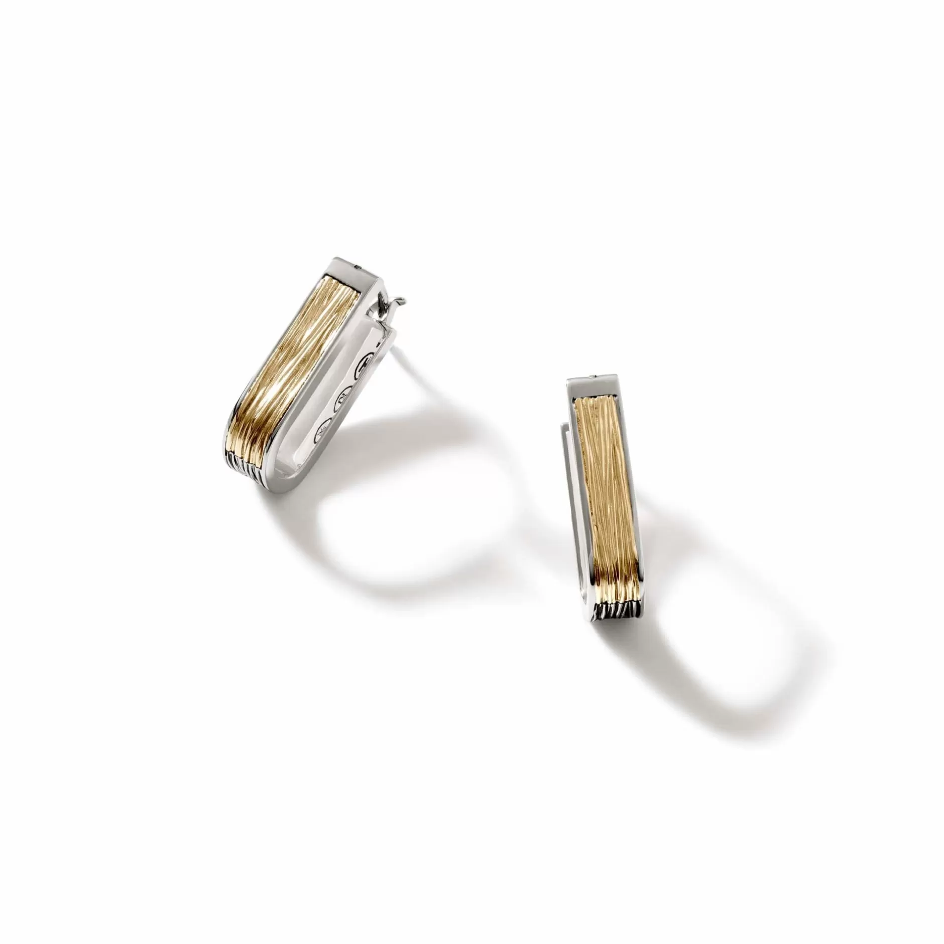 Bamboo Hoop Earring, Gold, Sterling Silver^John Hardy Outlet