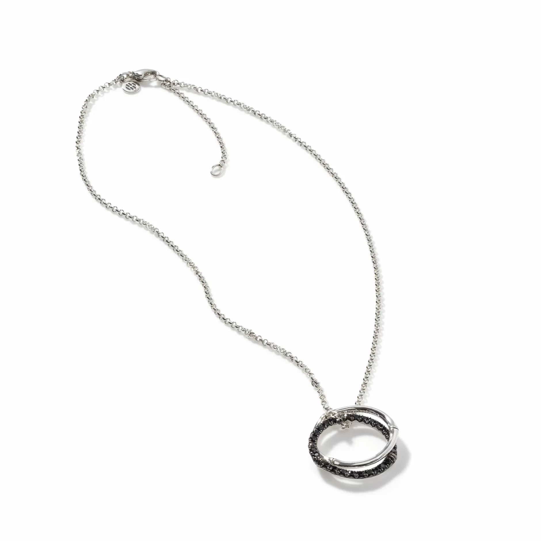 Bamboo Pendant Necklace, Silver, Pave^John Hardy Best