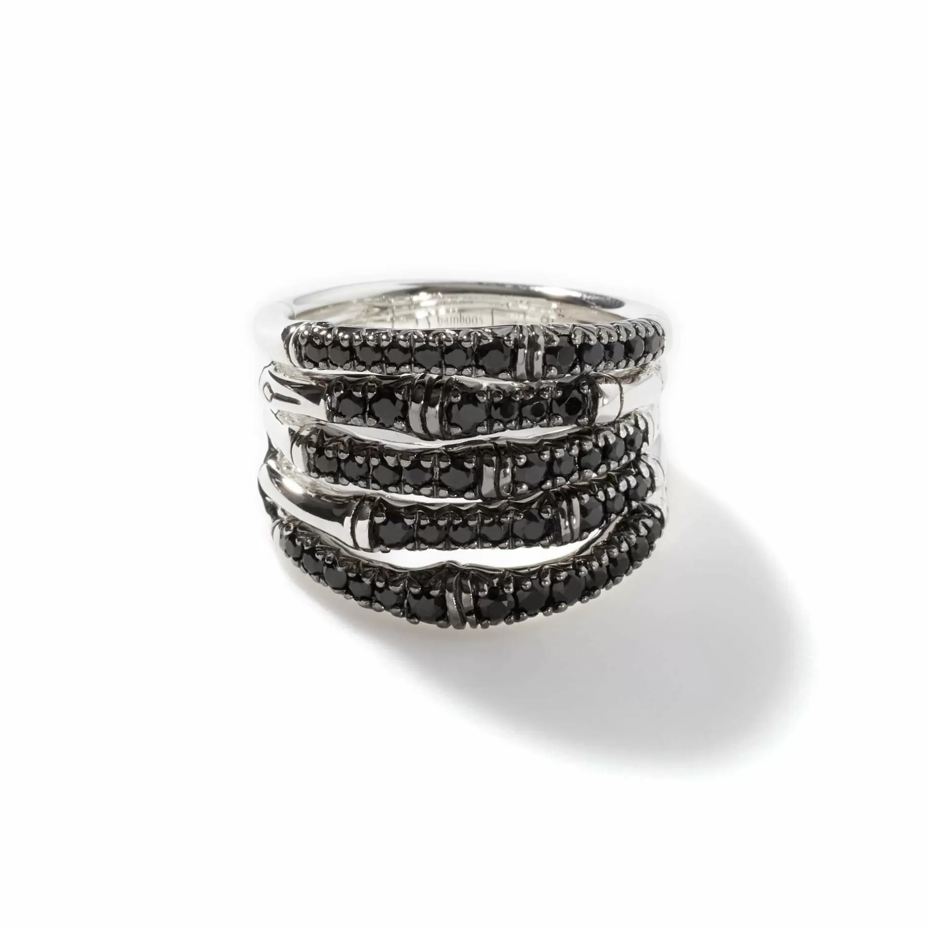 Bamboo Ring, Sterling Silver, Pave^John Hardy Store