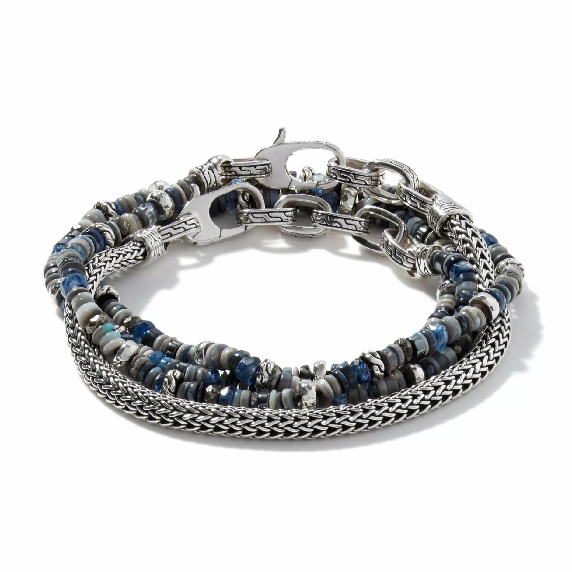 Beaded Multi Wrap, Sterling Silver, Gemstones^John Hardy Flash Sale