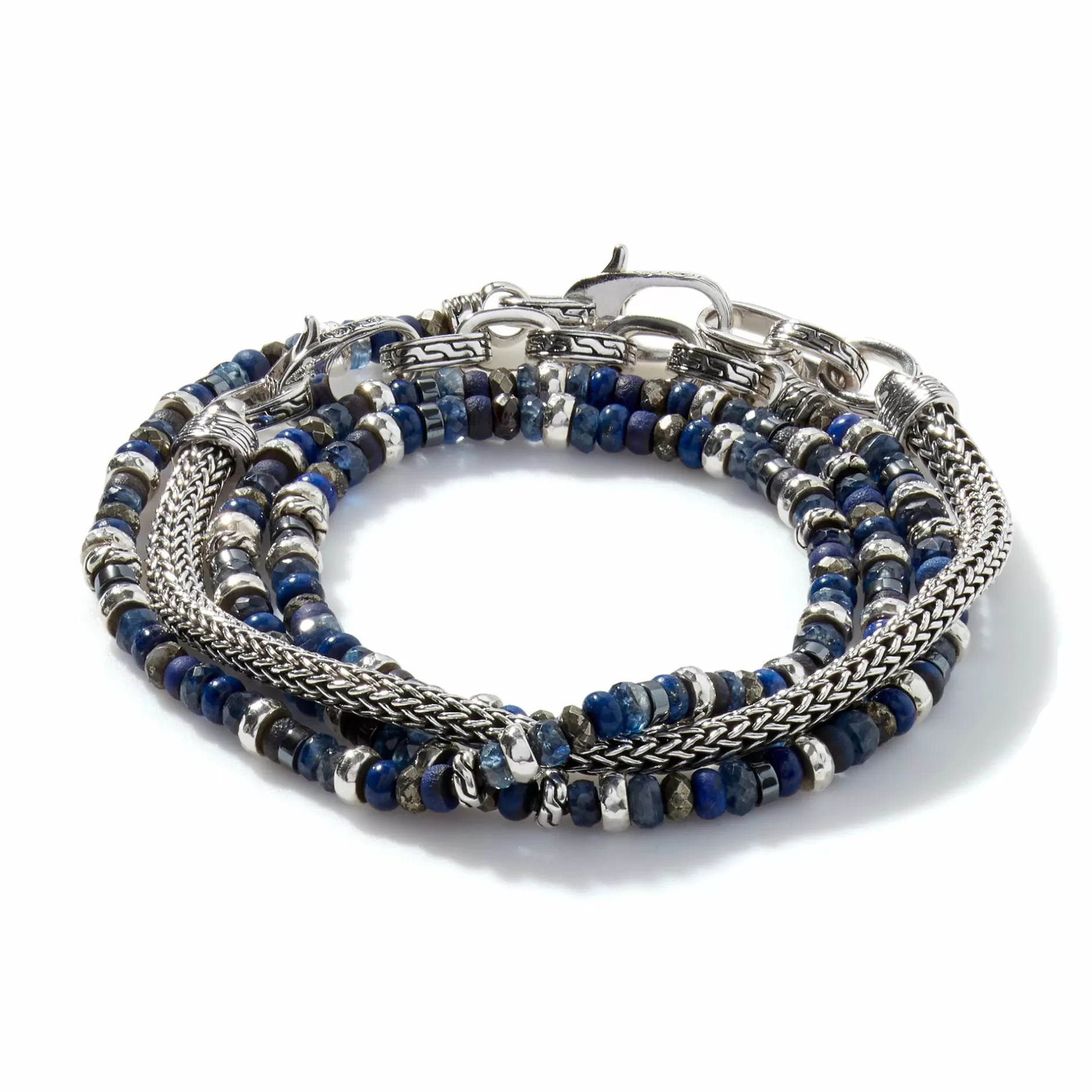 Beaded Multi Wrap, Sterling Silver, Gemstones^John Hardy Shop