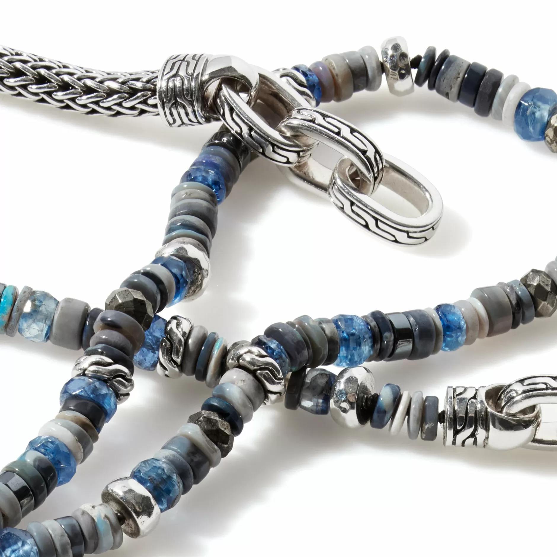 Beaded Multi Wrap, Sterling Silver, Gemstones^John Hardy Flash Sale