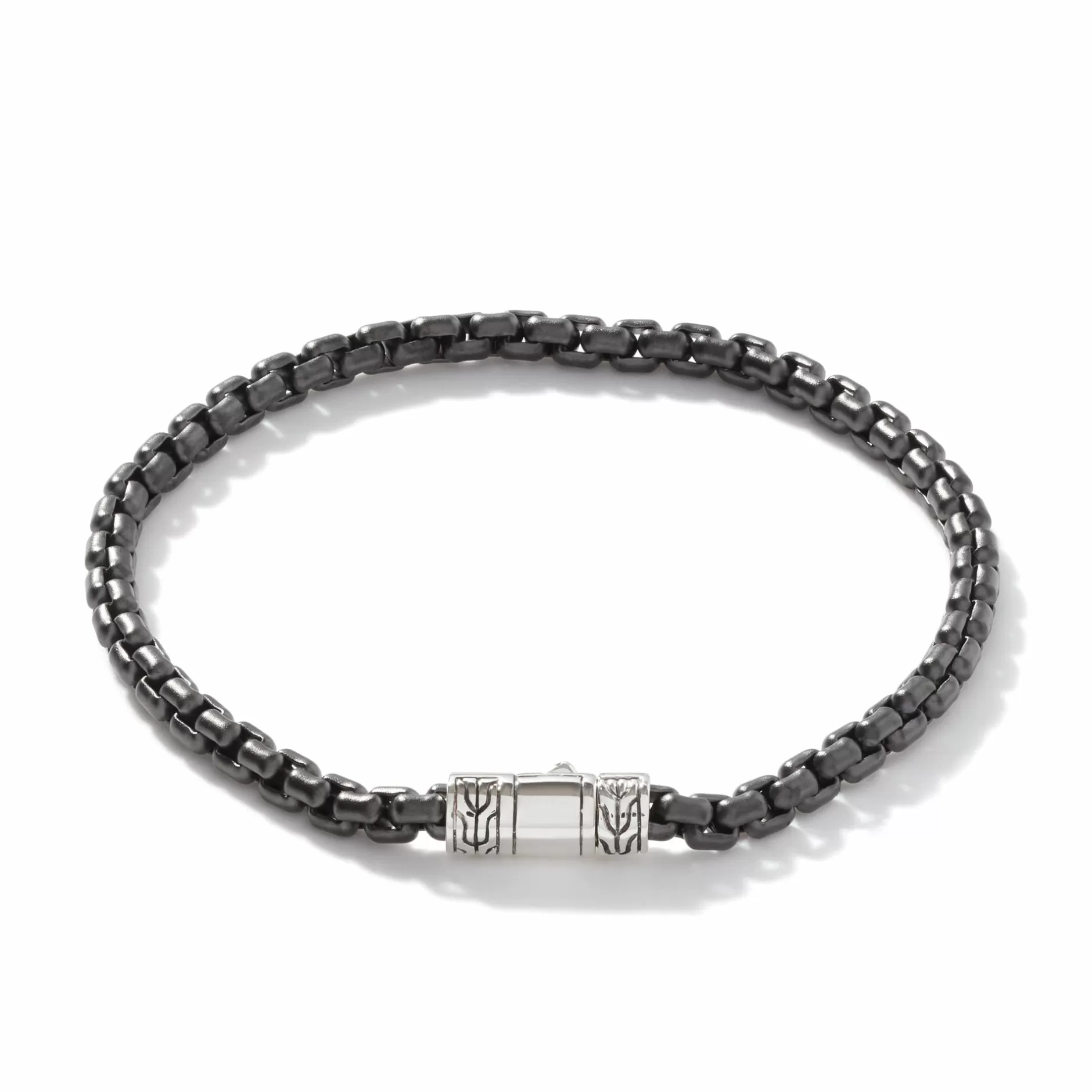 Box Chain Bracelet, Dark Silver, 4Mm^John Hardy Fashion