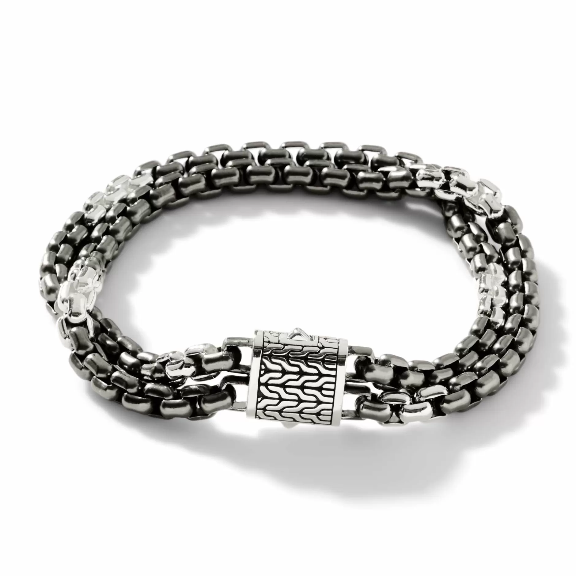 Box Chain Bracelet, Dark Silver, 9.5Mm^John Hardy Clearance