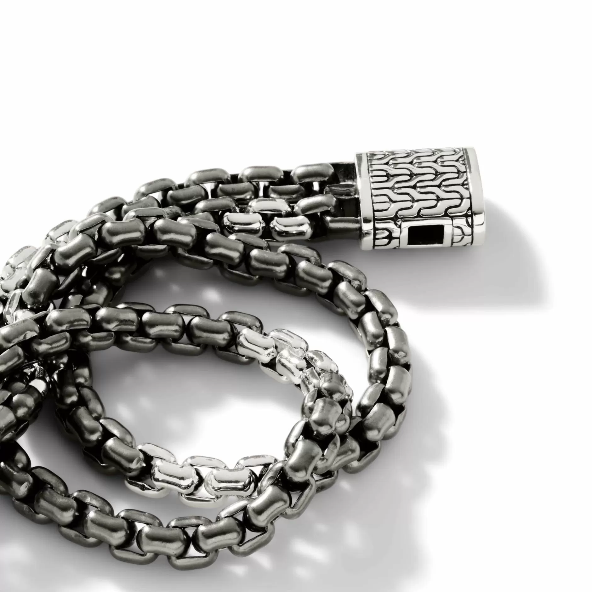 Box Chain Bracelet, Dark Silver, 9.5Mm^John Hardy Clearance