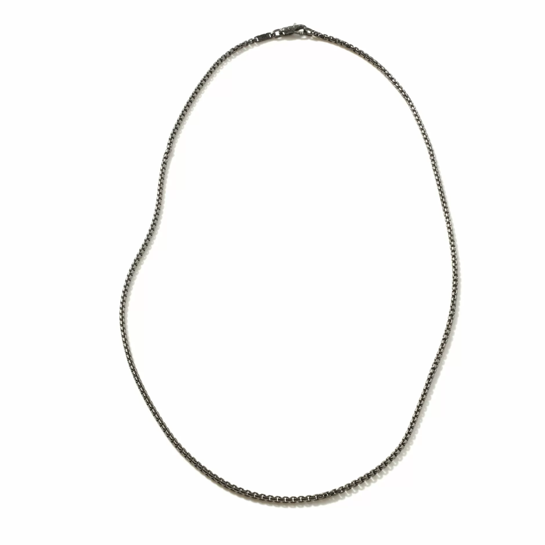 Box Chain Necklace, Dark Silver, 2.7Mm^John Hardy Store