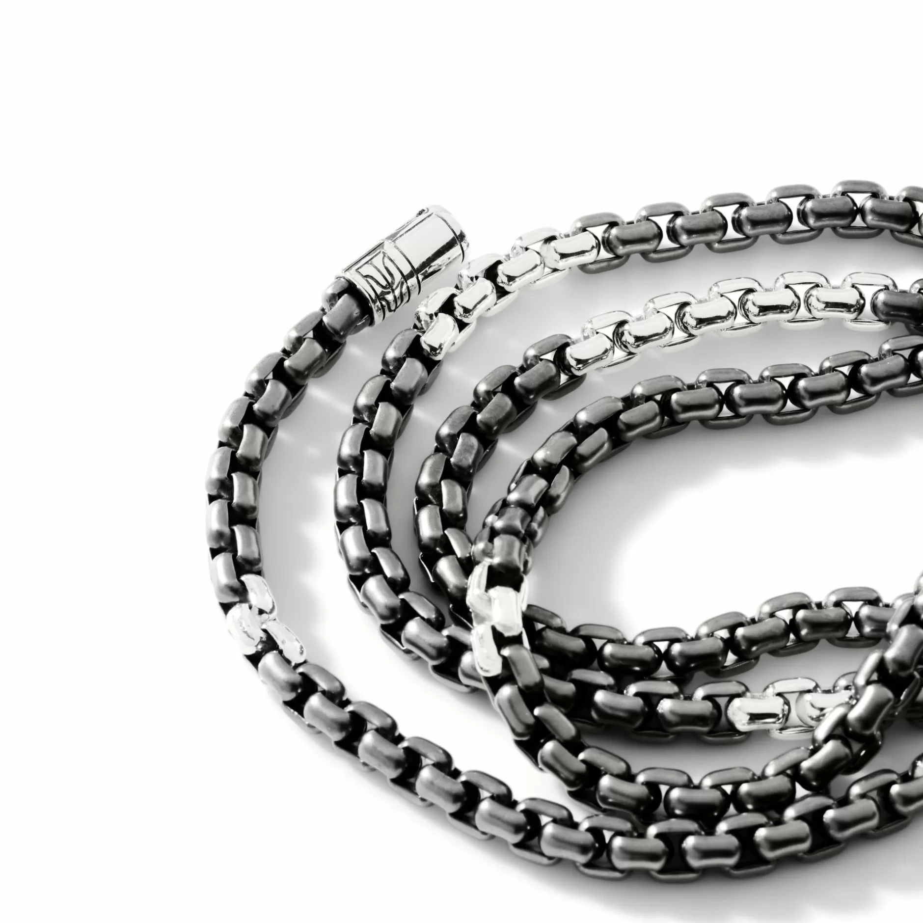 Box Chain Necklace, Dark Silver, 4.8Mm^John Hardy Online