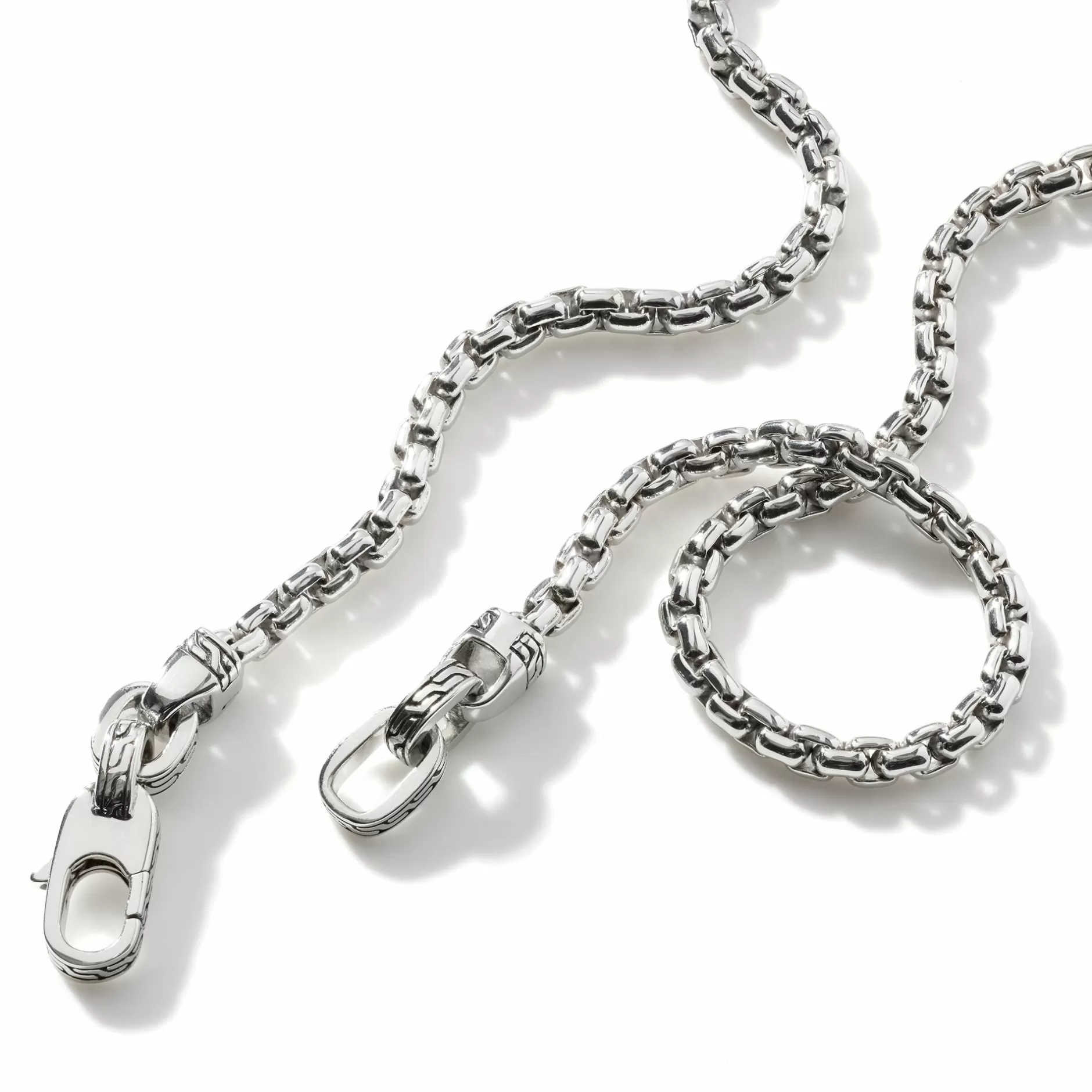 Box Chain Necklace, Sterling Silver, 4Mm^John Hardy Hot