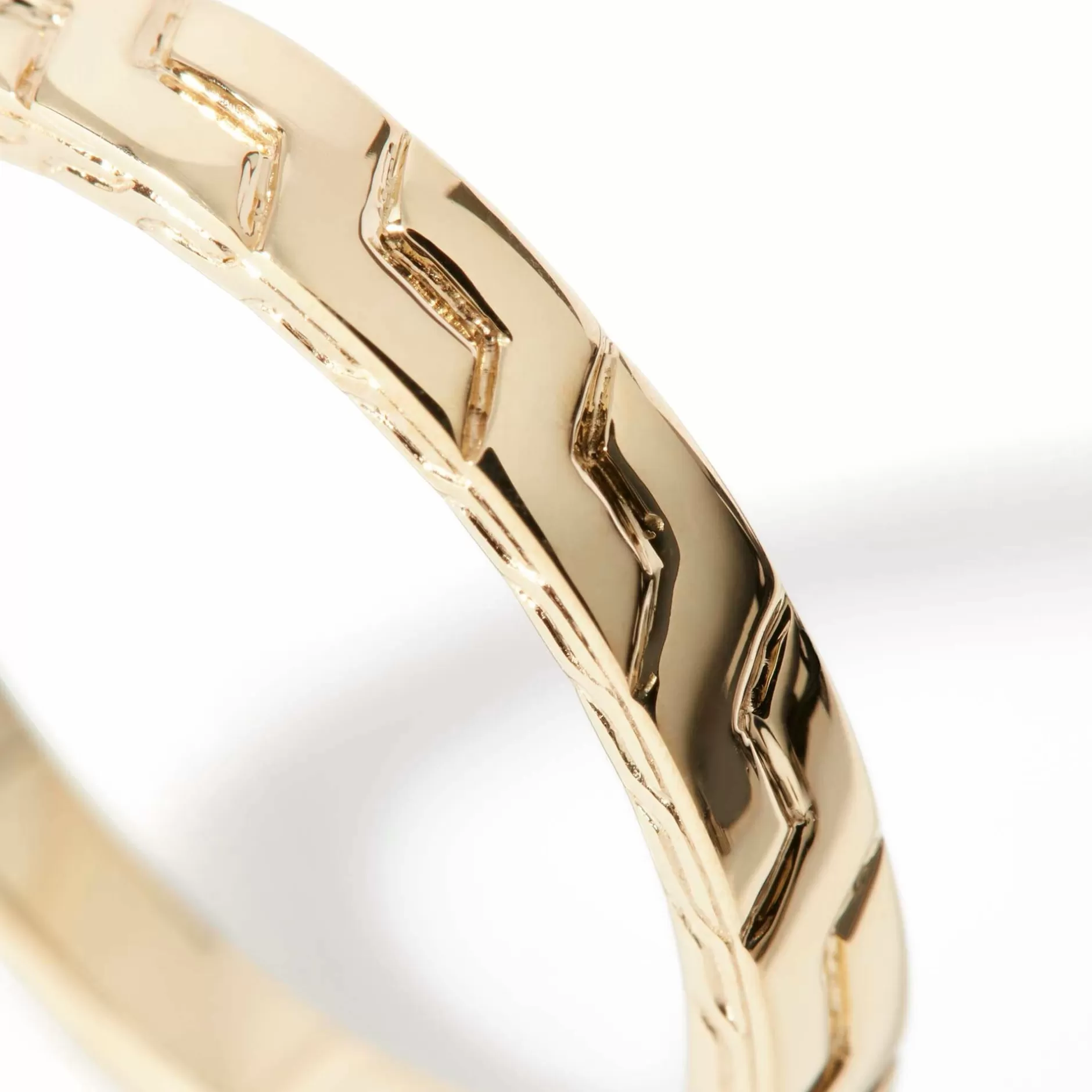 Carved Chain Band Ring, Gold, Slim^John Hardy Clearance