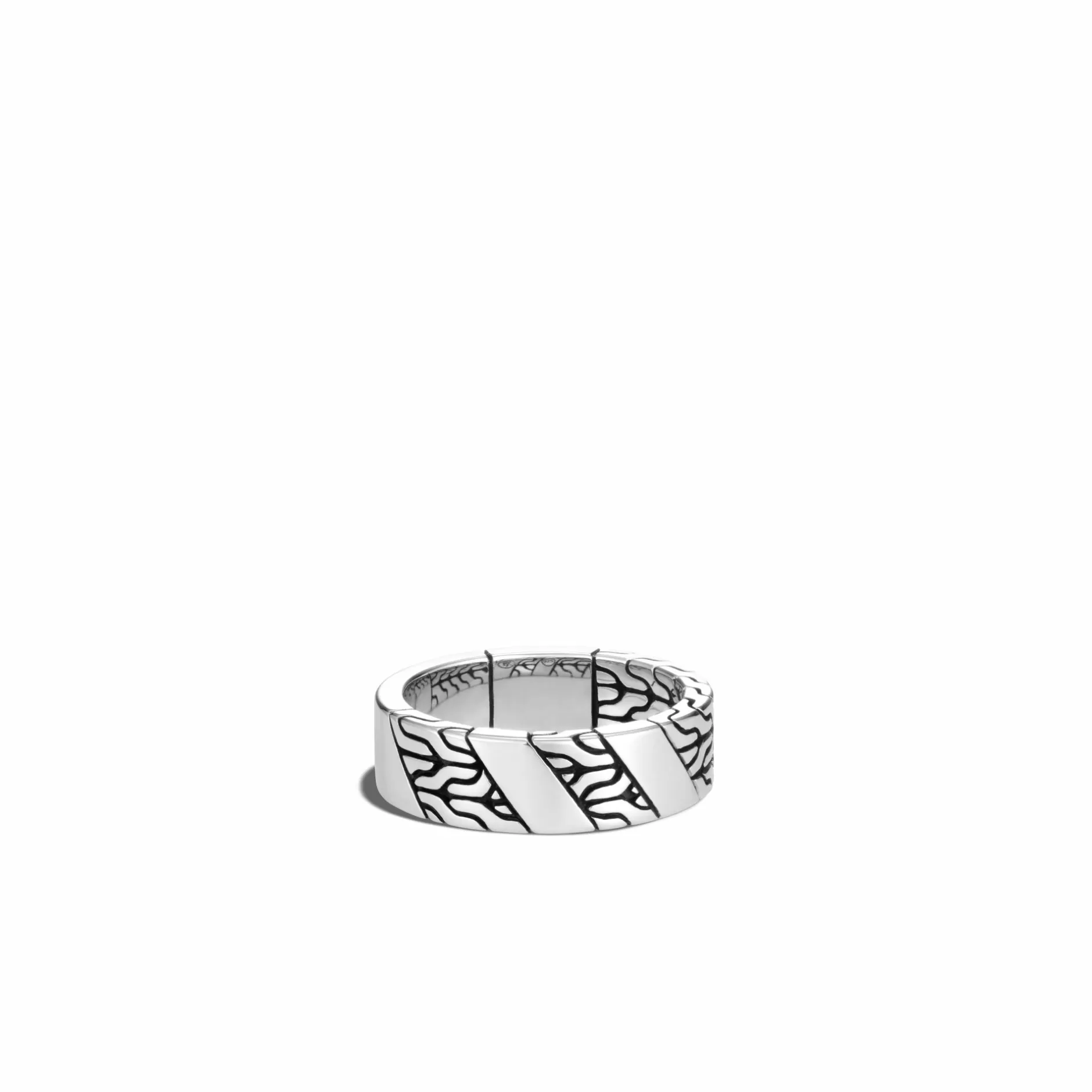 Carved Chain Band Ring, Sterling Silver^John Hardy Flash Sale