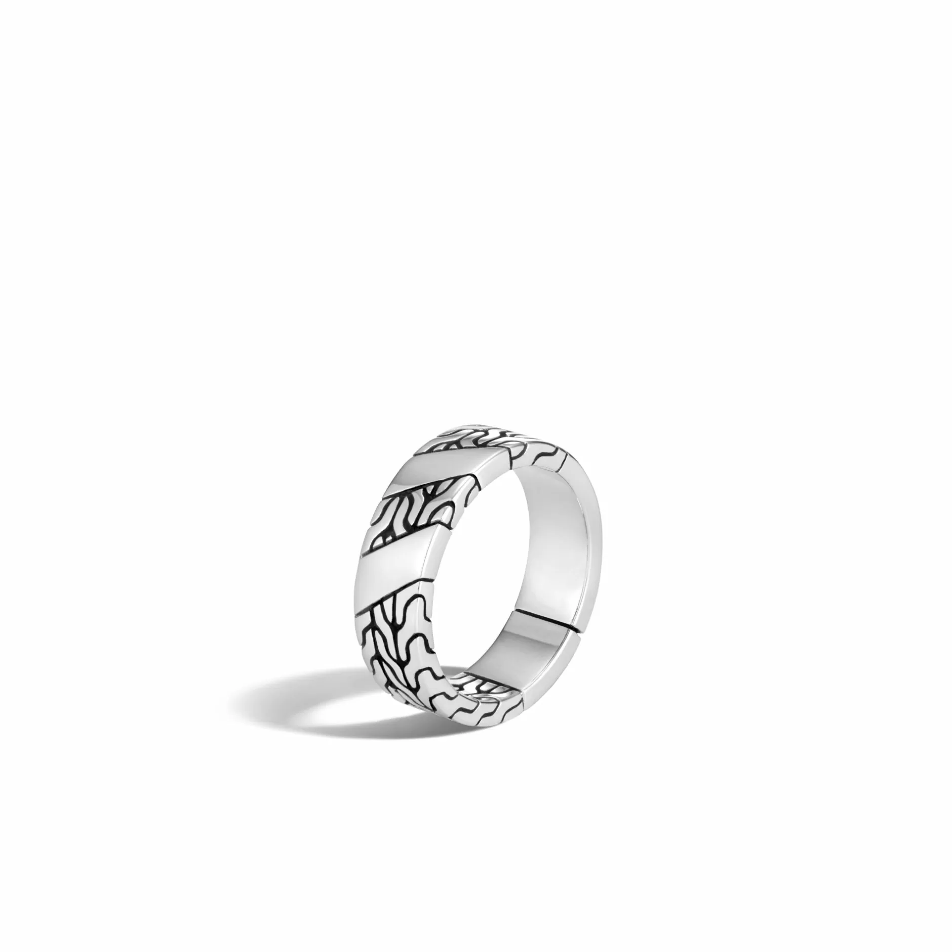 Carved Chain Band Ring, Sterling Silver^John Hardy Flash Sale