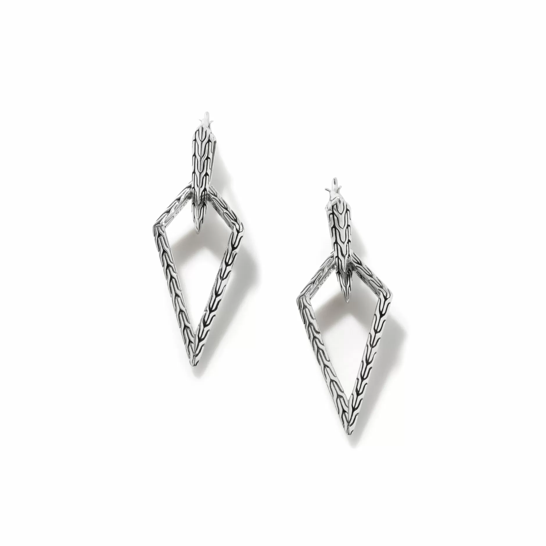 Carved Chain Convertible Earring, Silver^John Hardy Hot