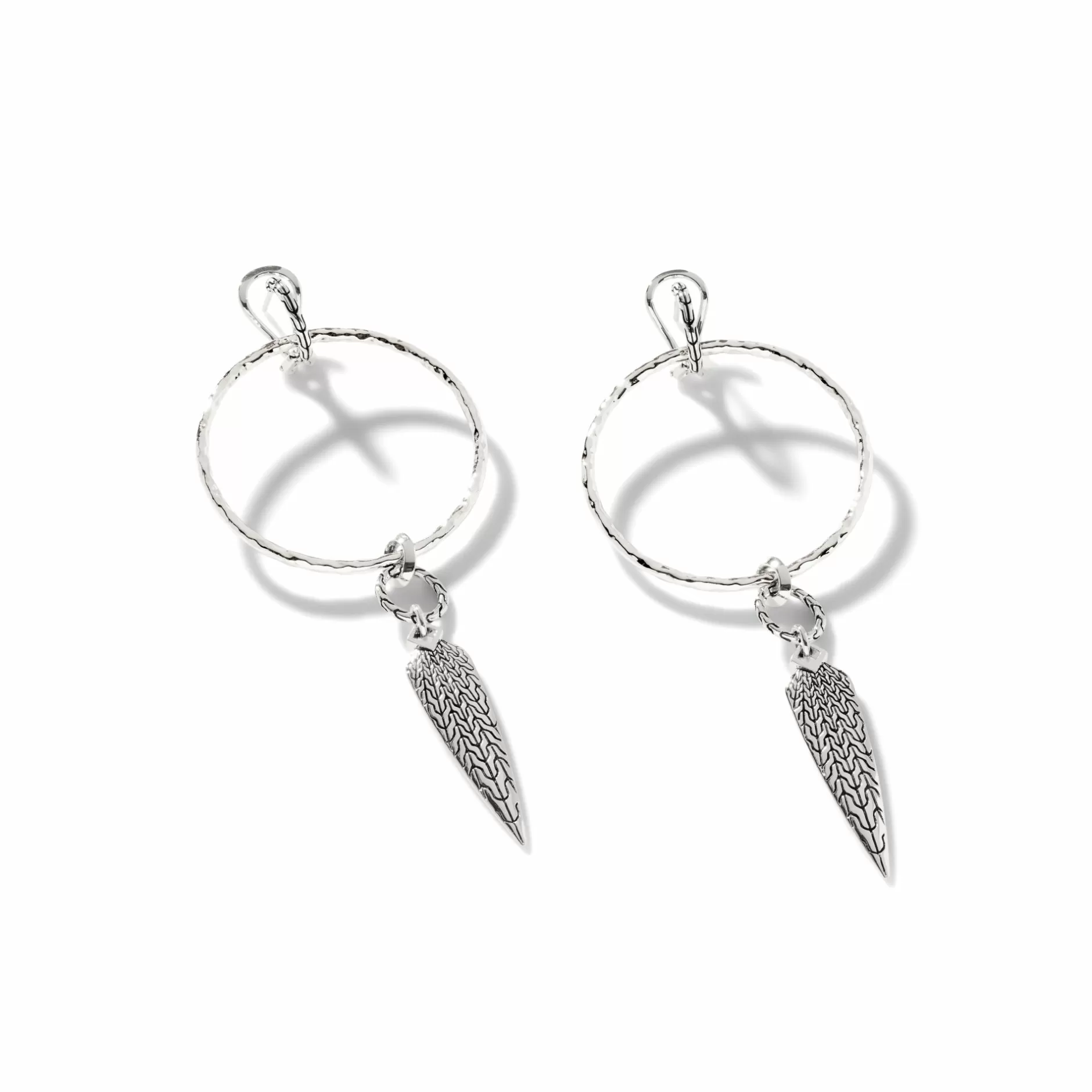 Carved Chain Palu Drop Earring, Sterling Silver^John Hardy Clearance