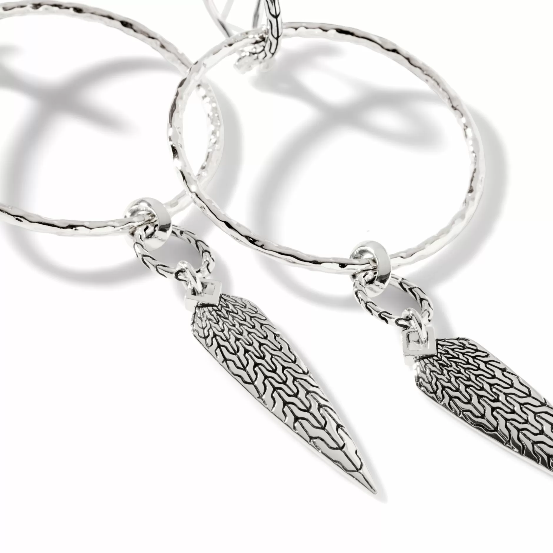 Carved Chain Palu Drop Earring, Sterling Silver^John Hardy Clearance