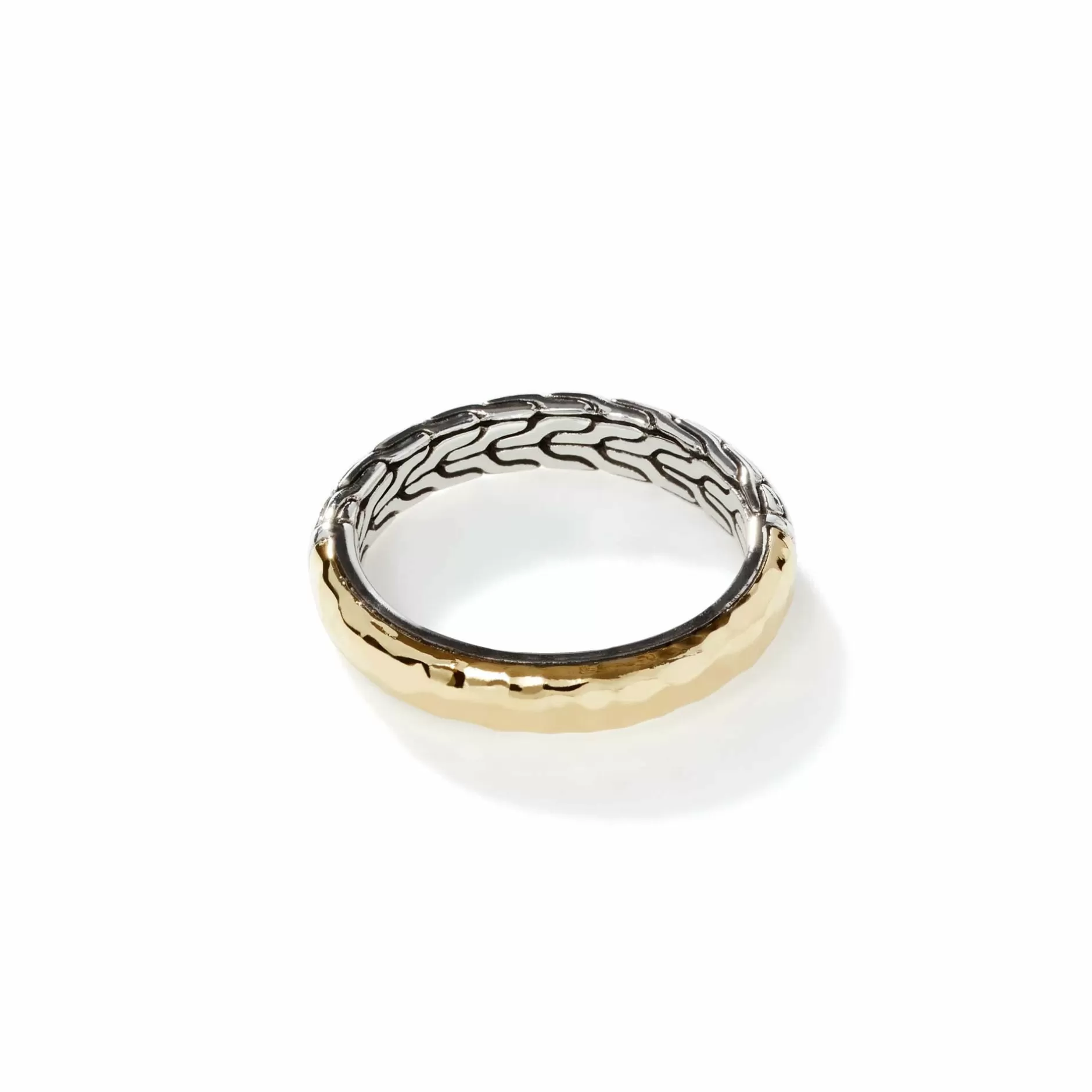 Carved Chain Palu Ring, Silver, Gold, Slim^John Hardy Hot