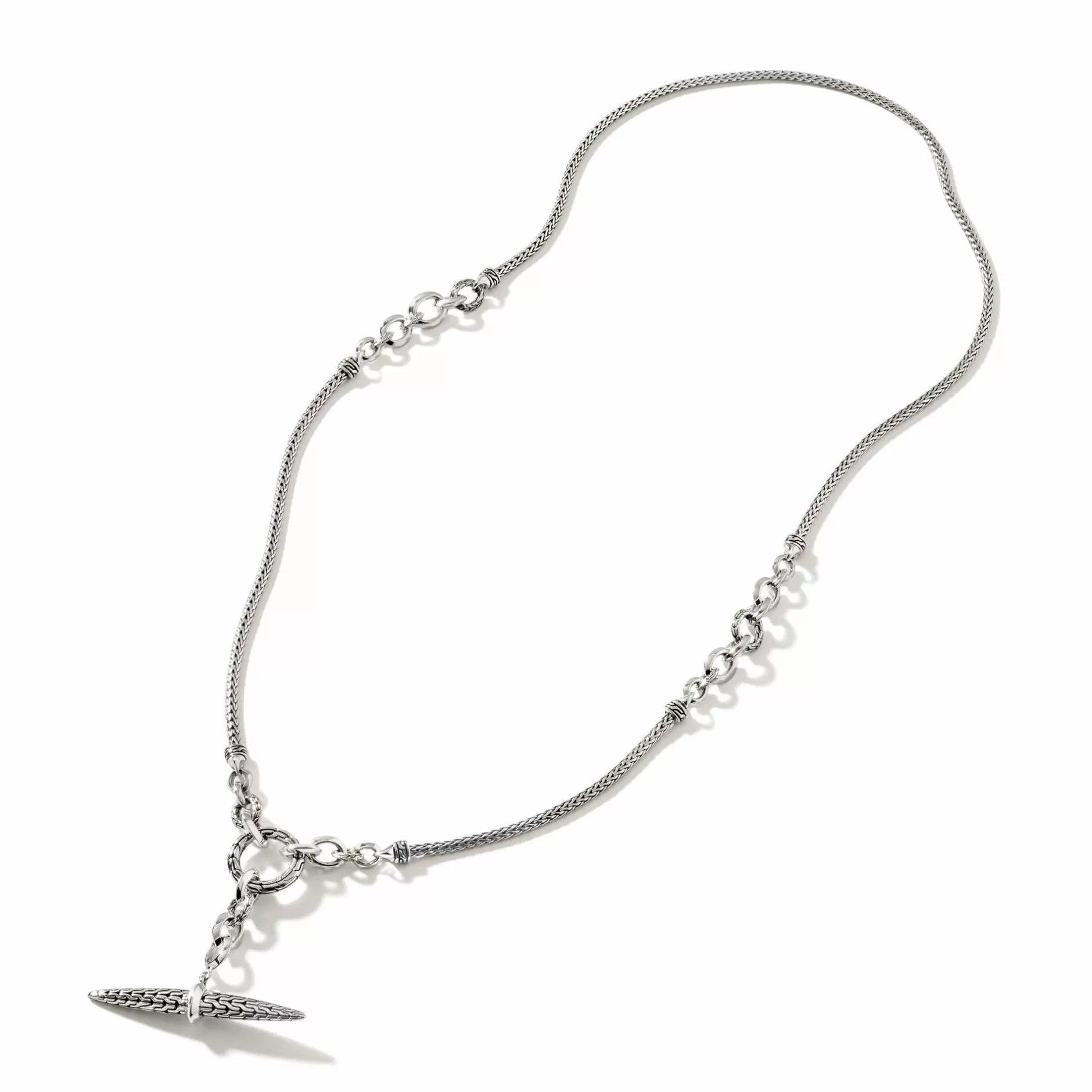 Carved Chain Pendant Necklace, Silver^John Hardy Store