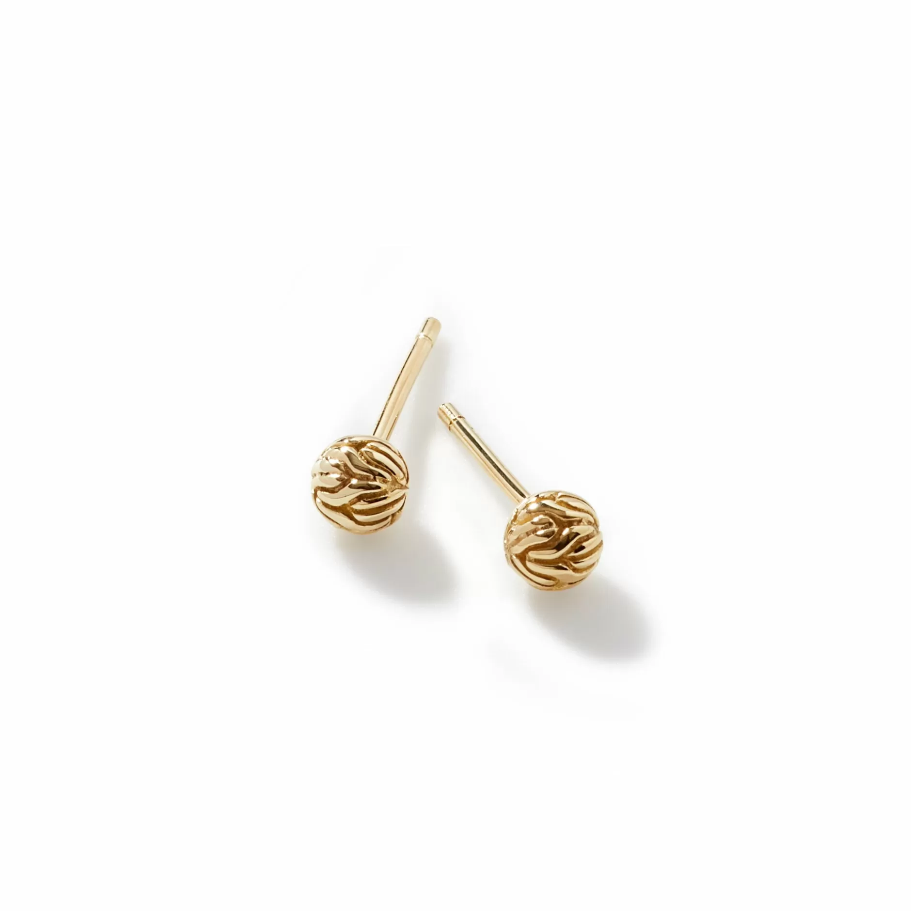 Carved Chain Stud Earring, Gold^John Hardy Best