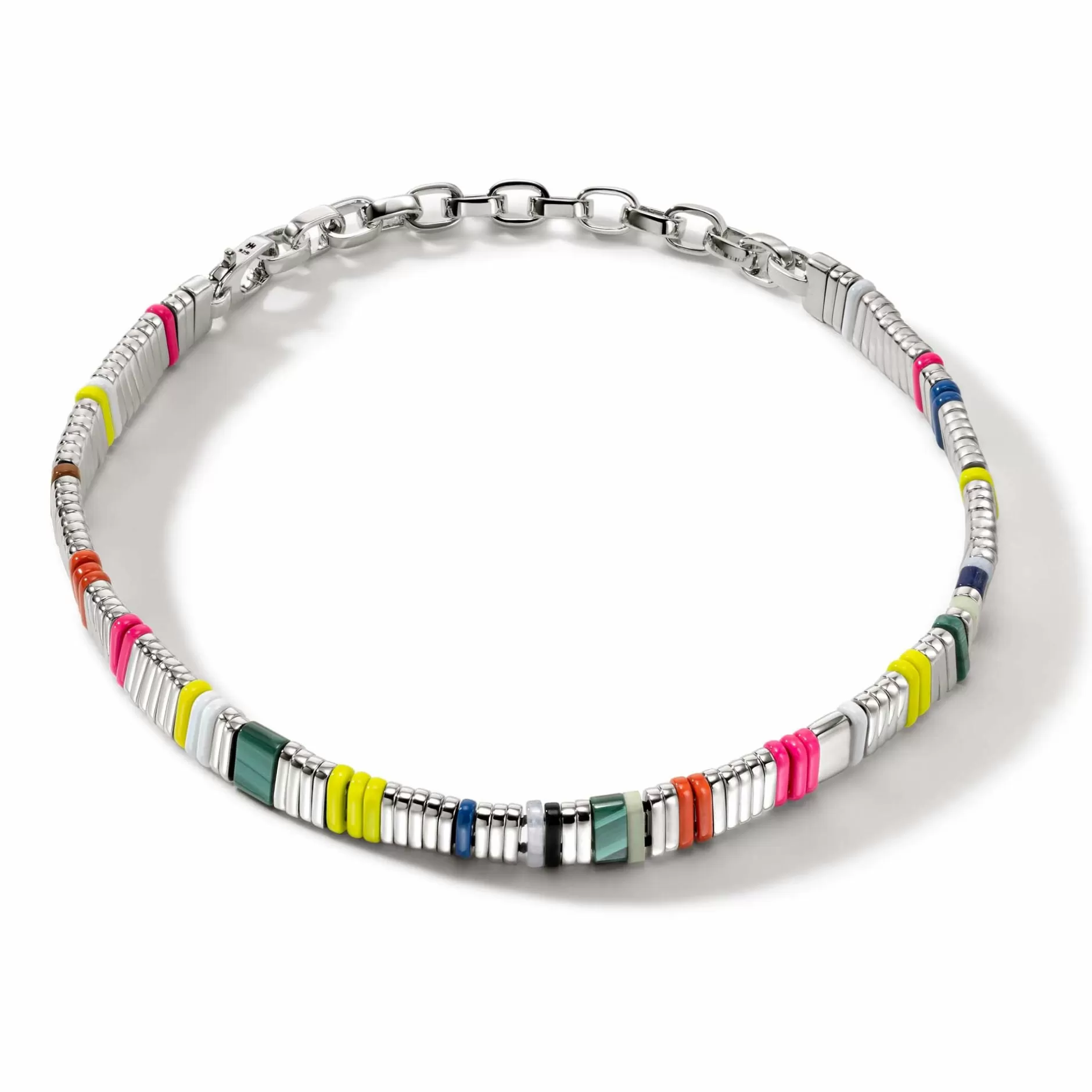 Colorblock Choker, Silver, Gemstones^John Hardy Discount