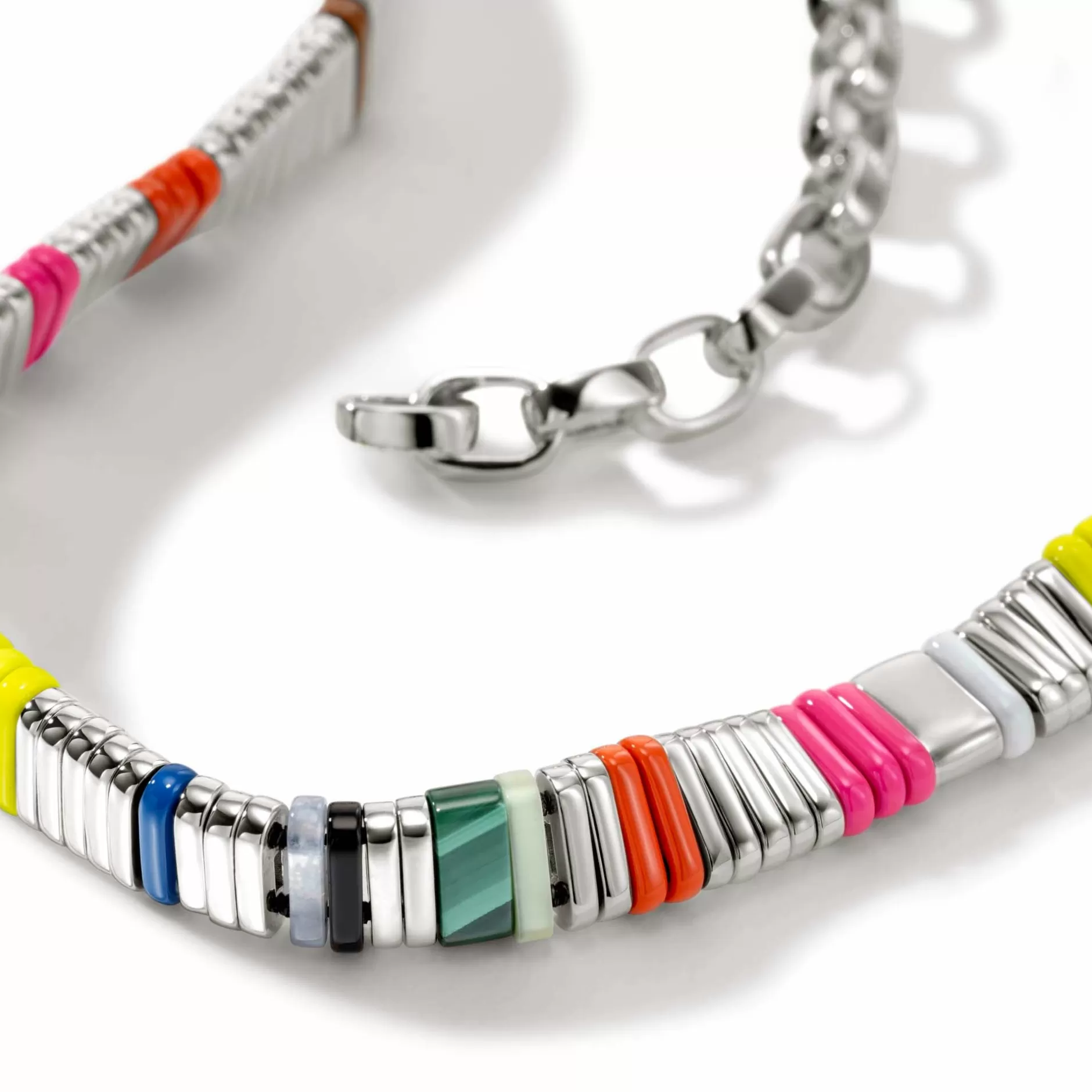 Colorblock Choker, Silver, Gemstones^John Hardy Discount