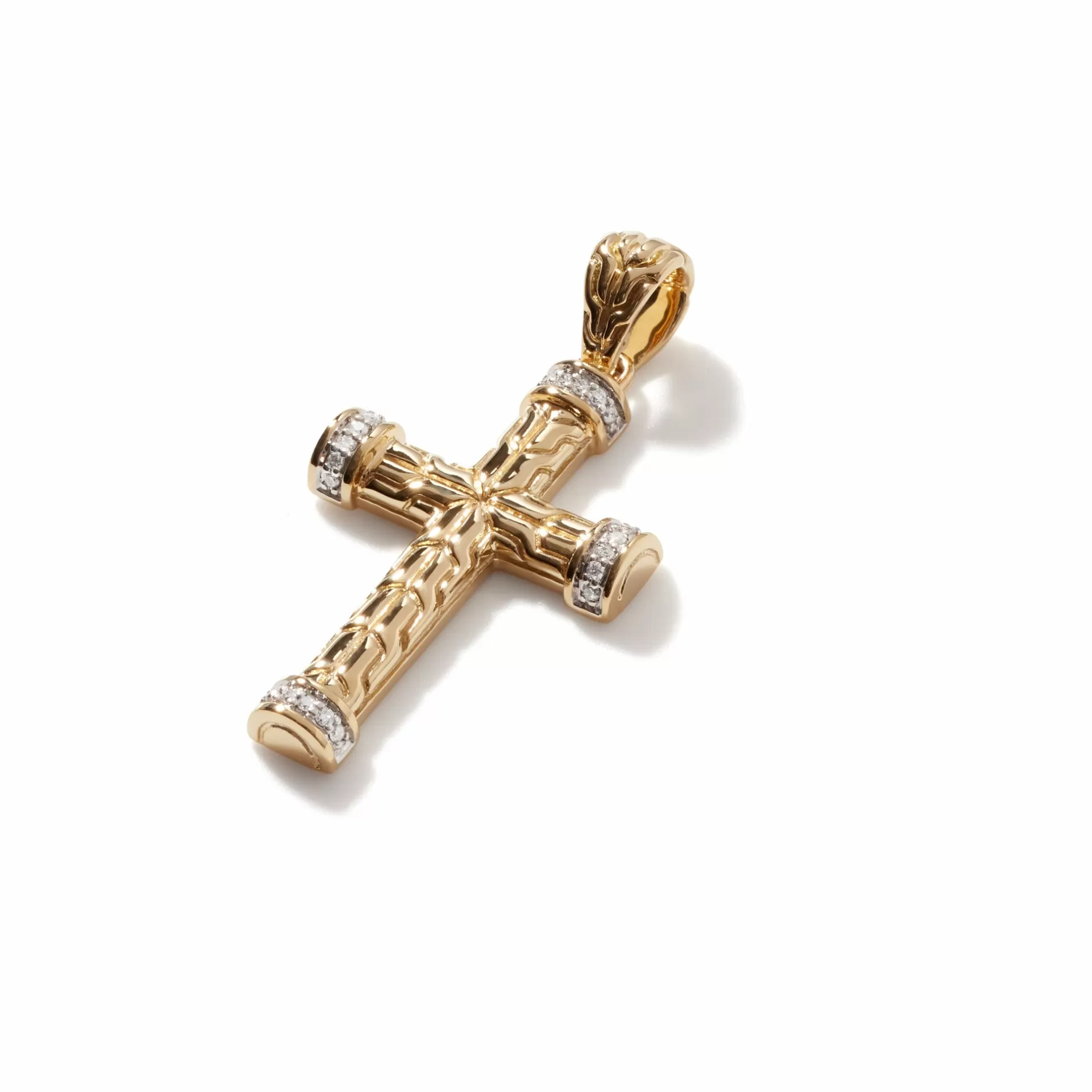 Cross Pendant, Gold, Diamonds^John Hardy Clearance