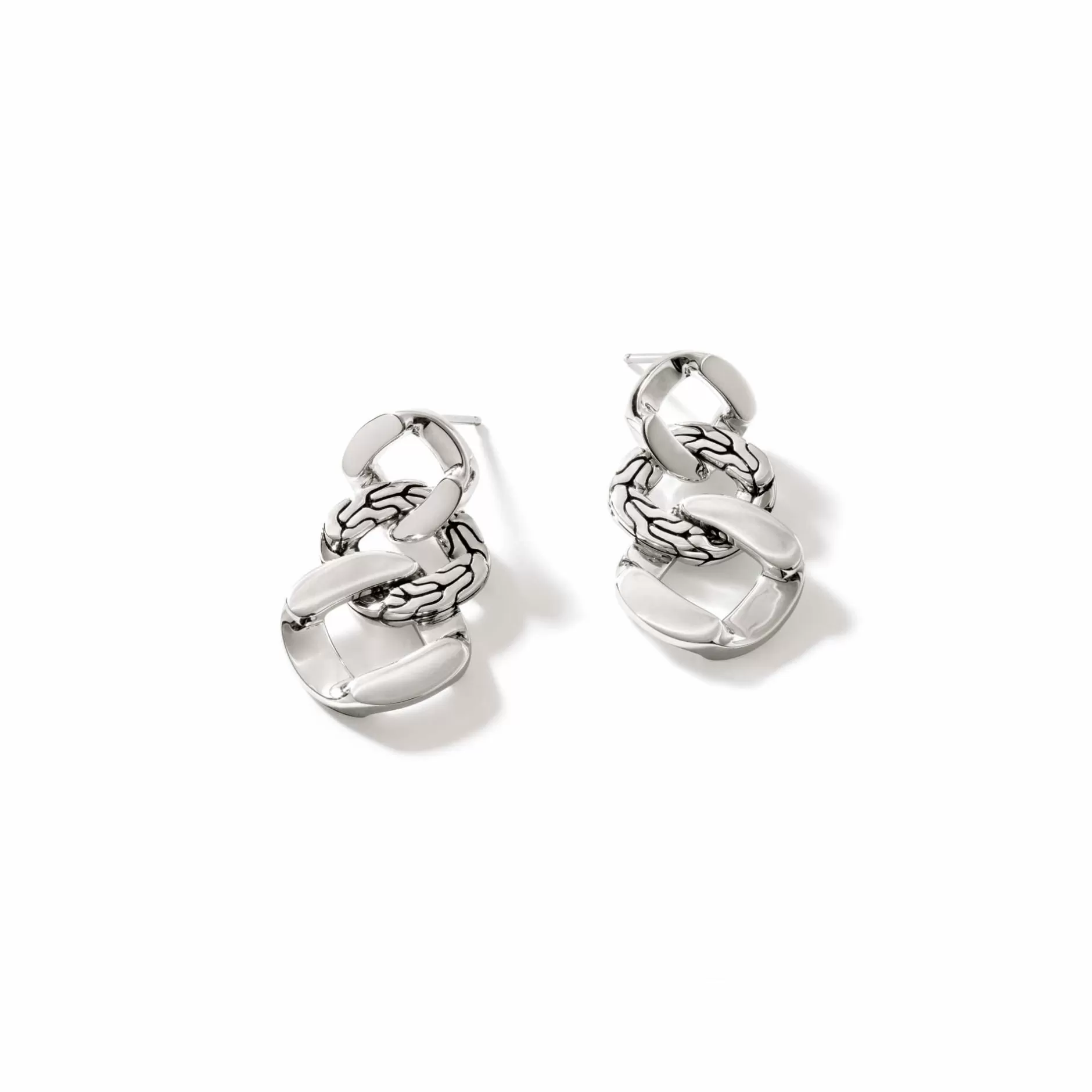 Curb Drop Earring, Sterling Silver^John Hardy Best Sale