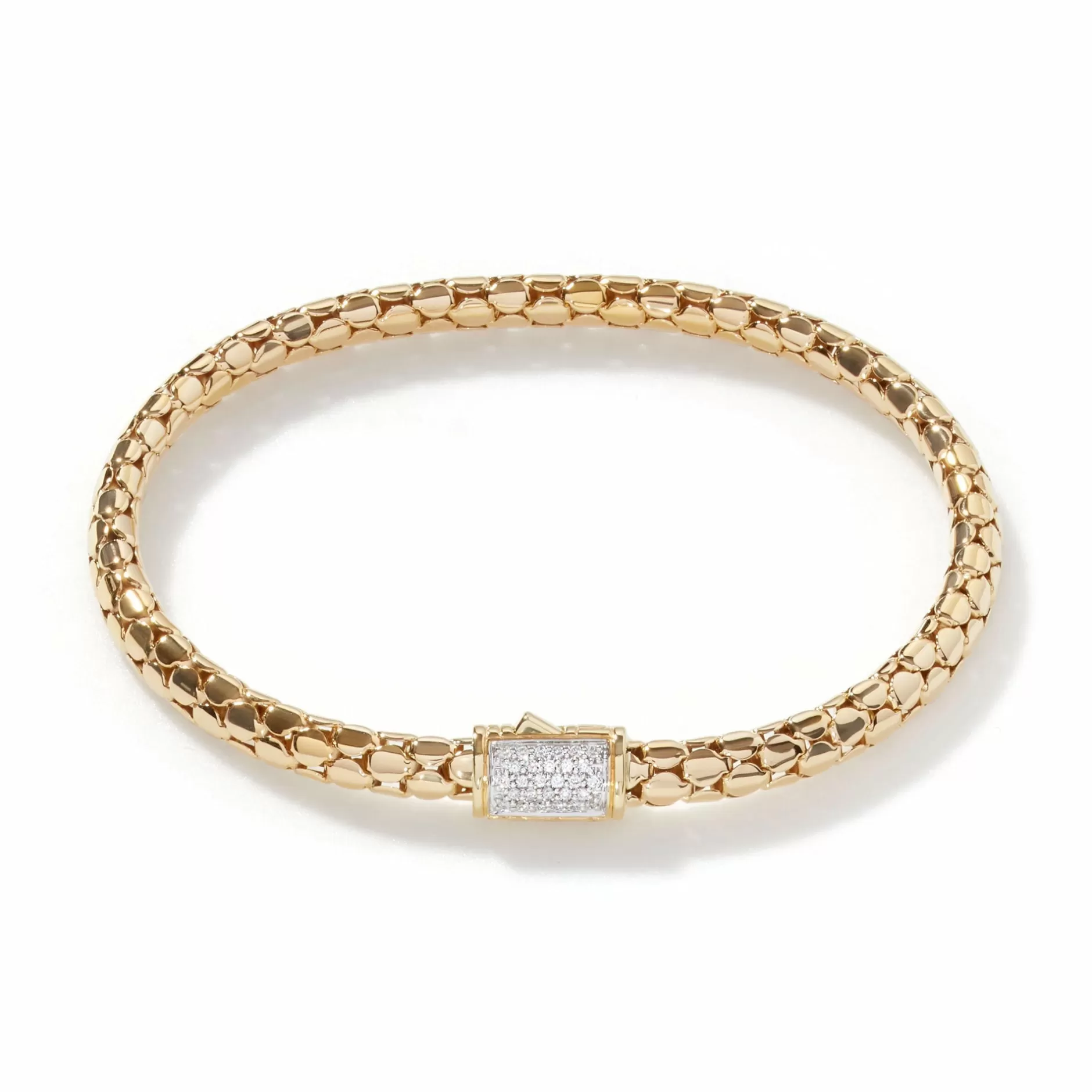 Dot Chain Bracelet, Gold, Diamonds^John Hardy Online