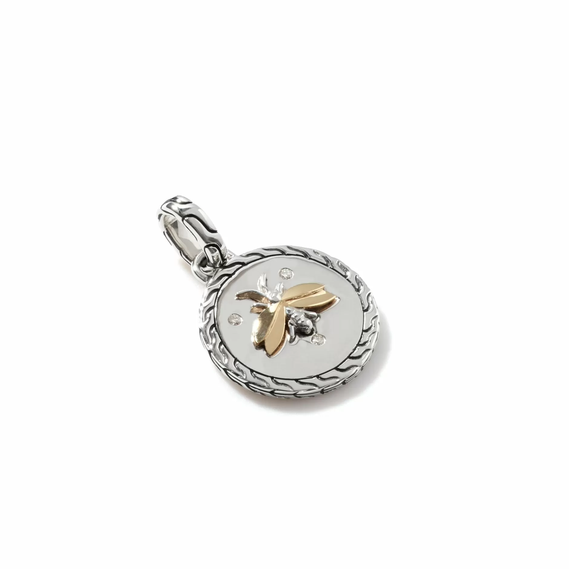 Firefly Pendant, Silver, Gold, Diamonds^John Hardy Best Sale