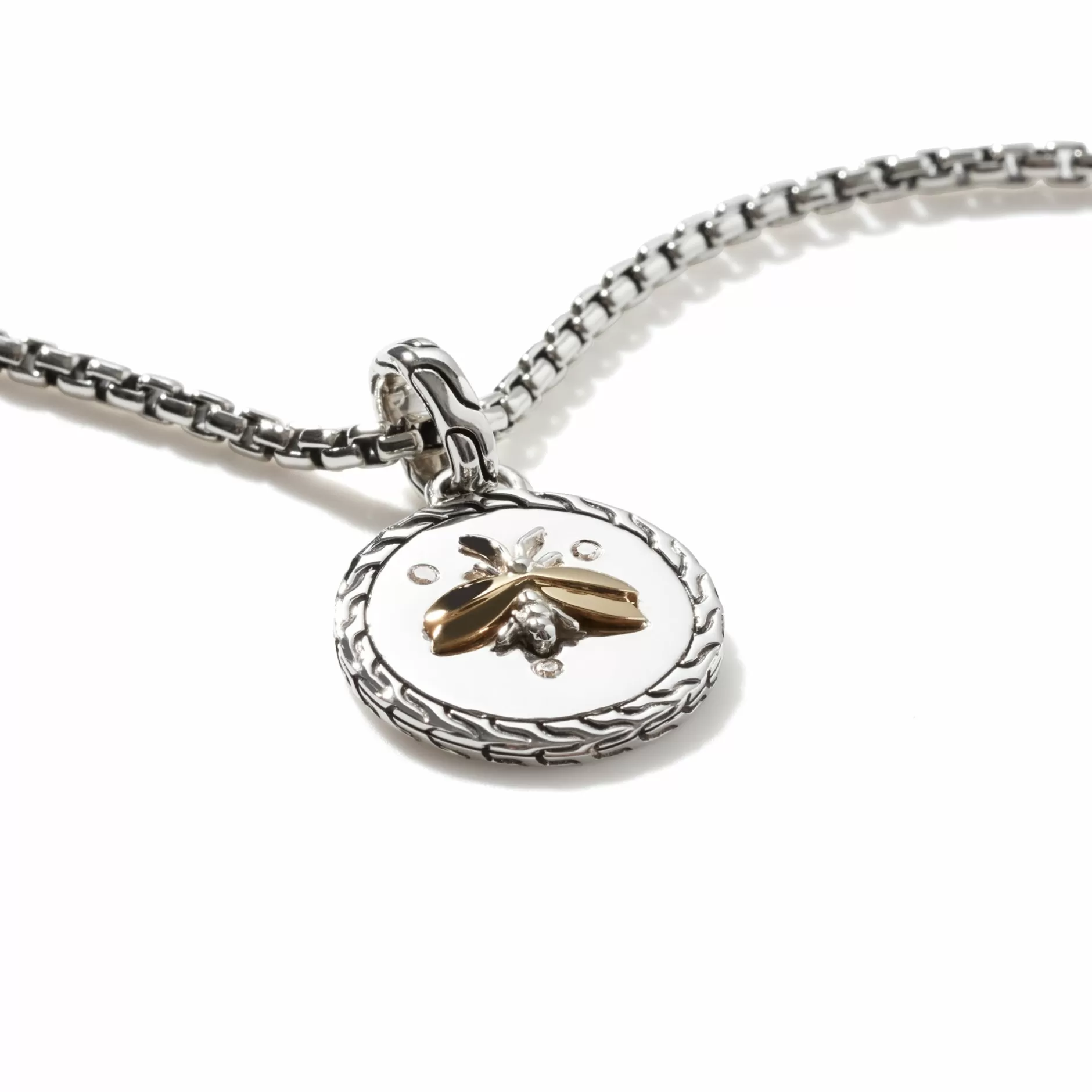 Firefly Pendant, Silver, Gold, Diamonds^John Hardy Best Sale