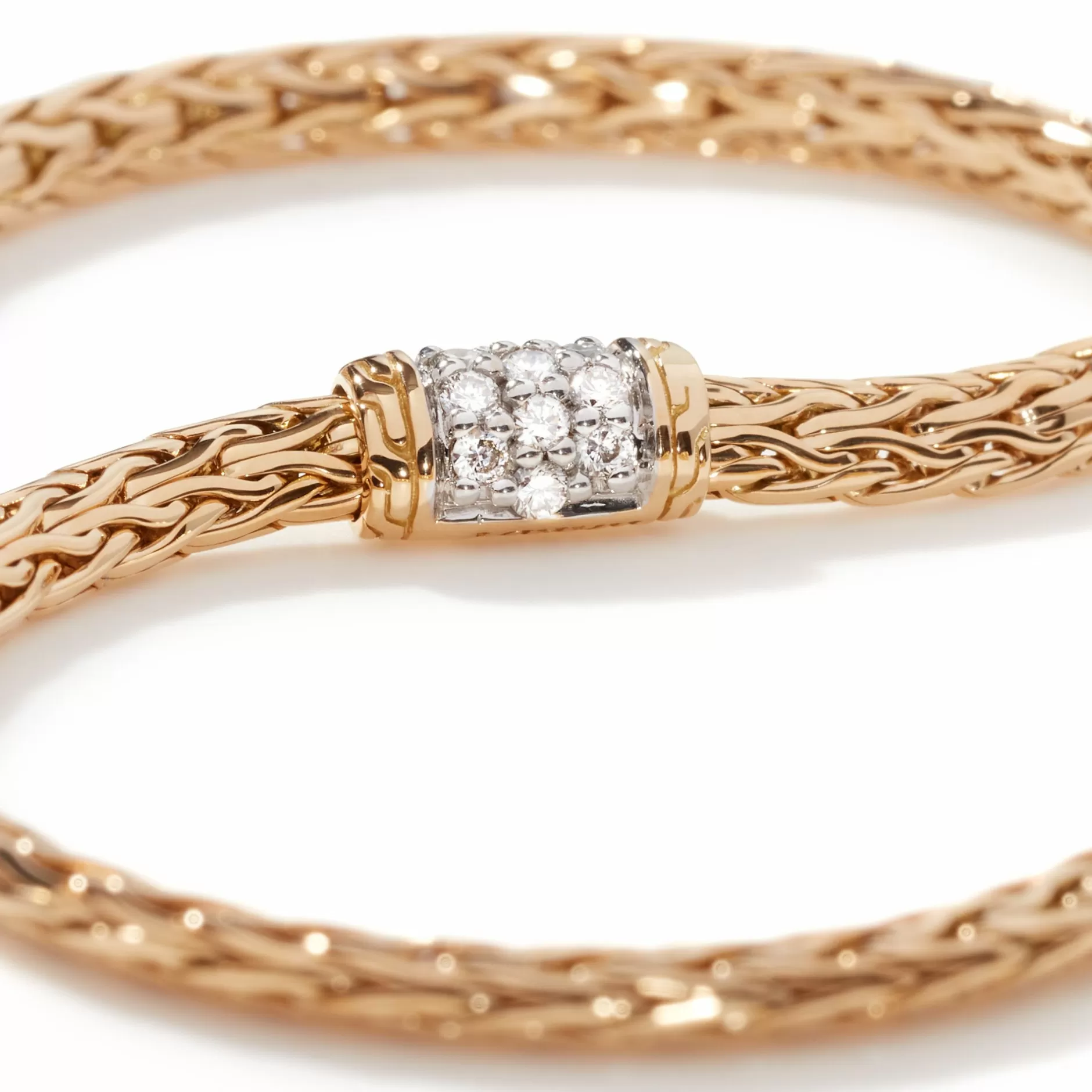 Icon Bracelet, Gold, Diamonds, 3.5Mm^John Hardy Outlet