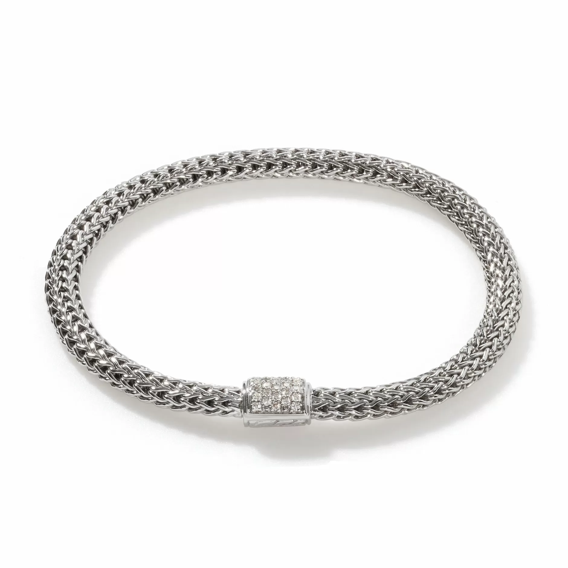 Icon Bracelet, Sterling Silver, Diamonds, 5Mm^John Hardy Outlet