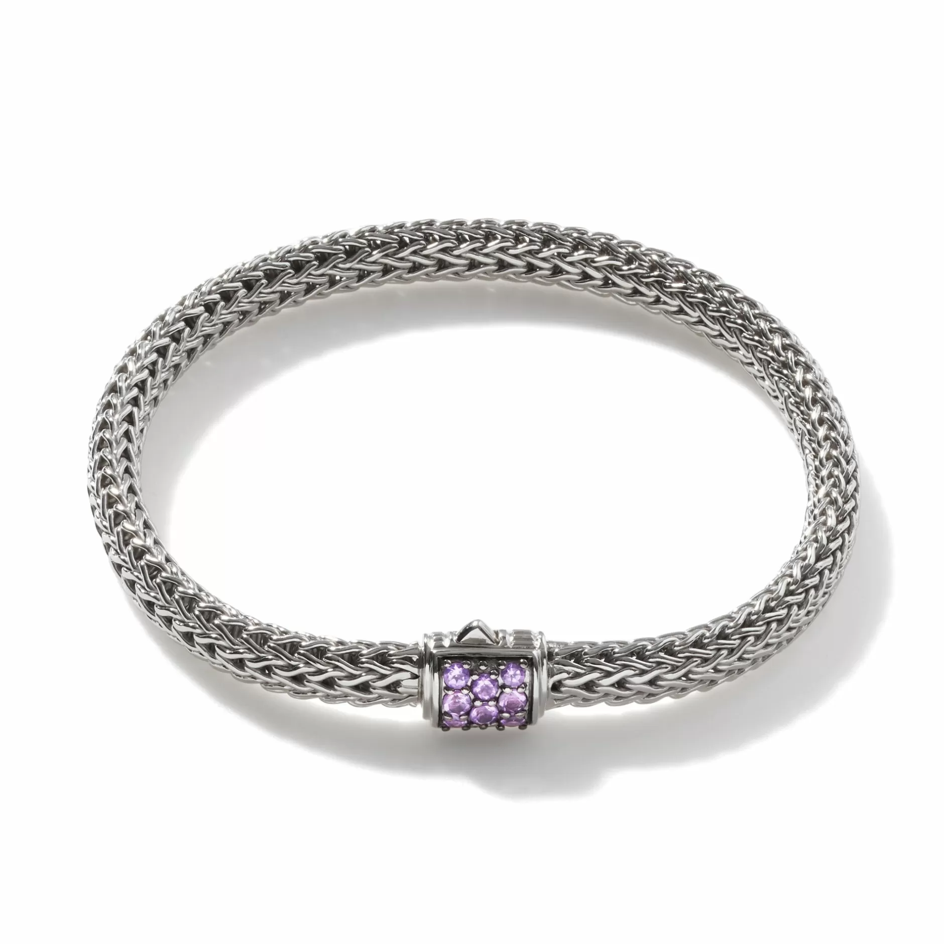 Icon Bracelet, Sterling Silver, Pave, 5Mm^John Hardy Sale