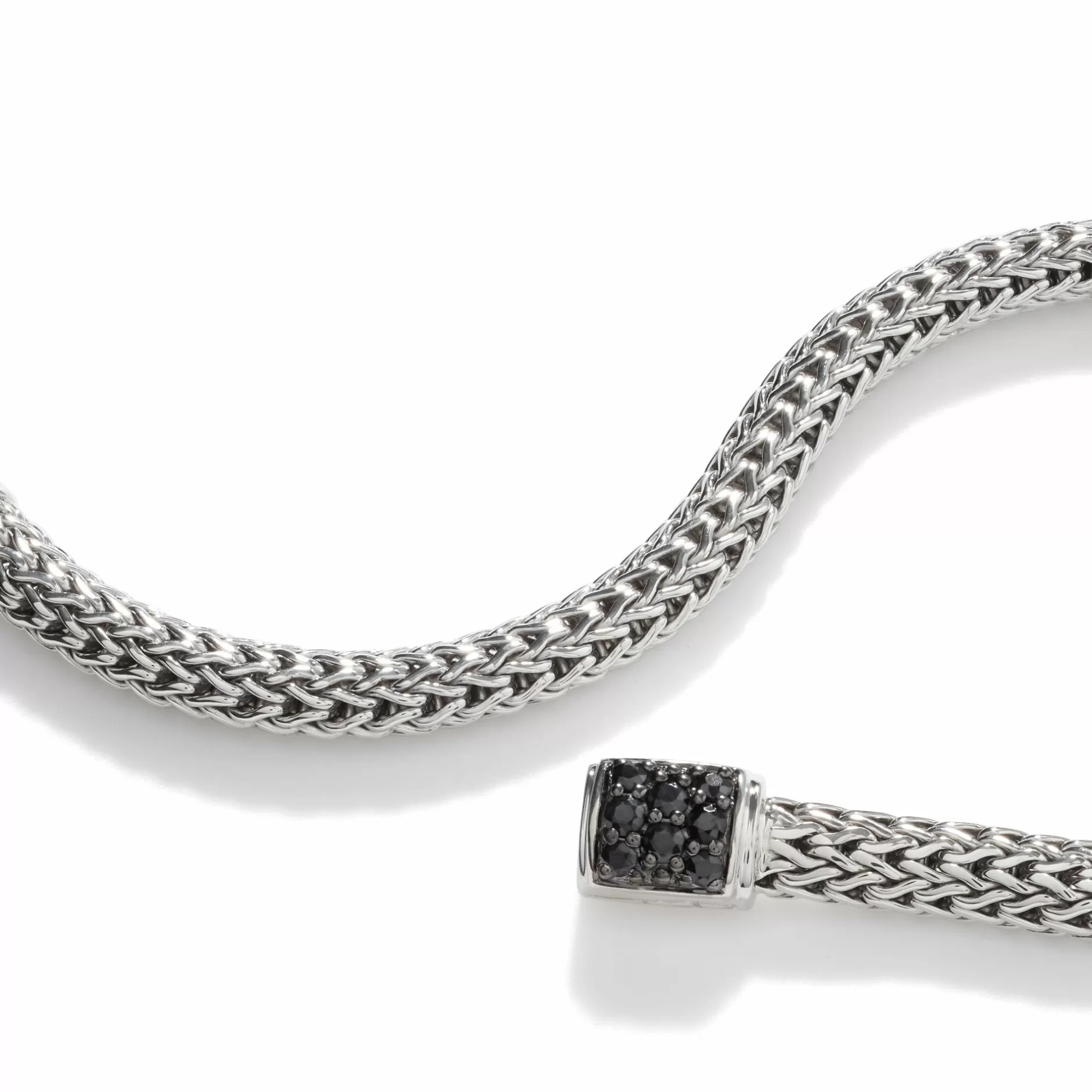 Icon Bracelet, Sterling Silver, Pave, 5Mm^John Hardy Outlet