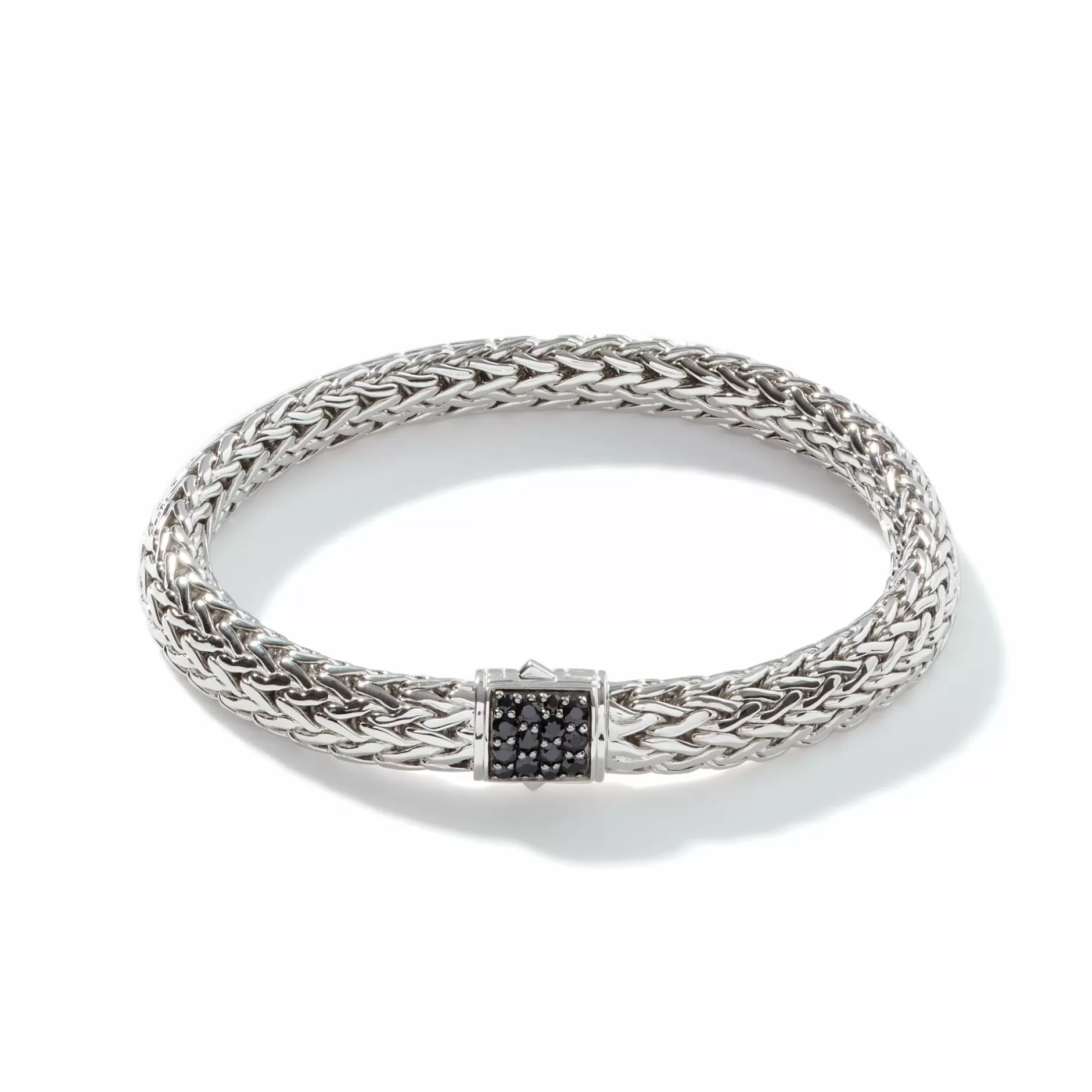 Icon Bracelet, Sterling Silver, Pave, 7.5Mm^John Hardy New