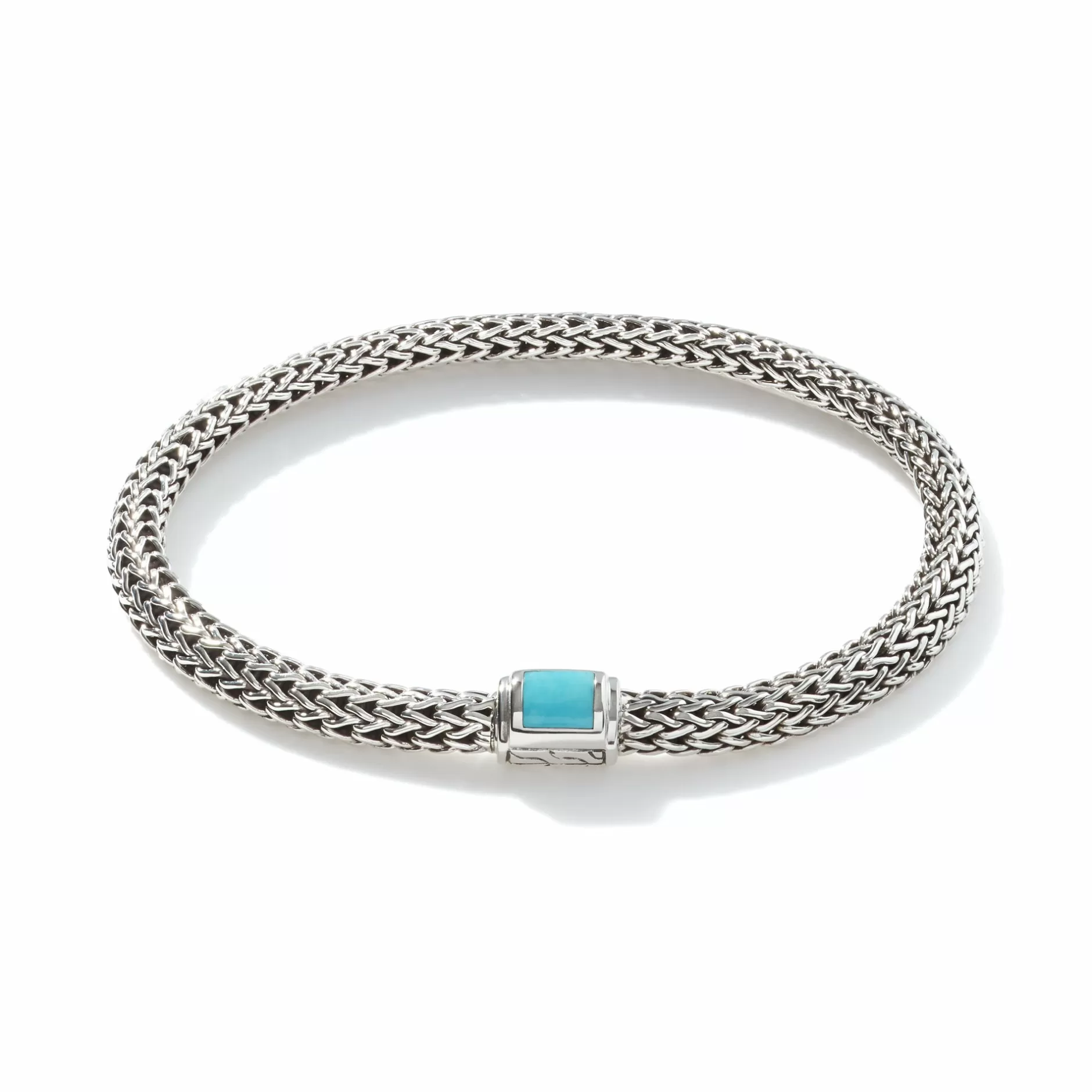 Icon Bracelet, Sterling Silver, Turquoise, 5Mm^John Hardy Clearance