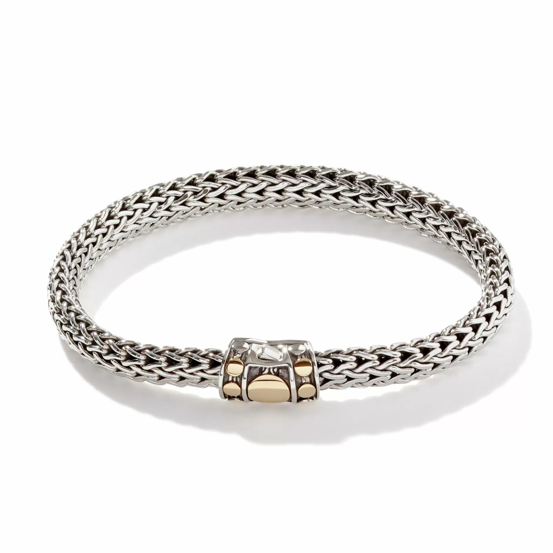 Icon Dot Bracelet, Sterling Silver, Gold^John Hardy Hot