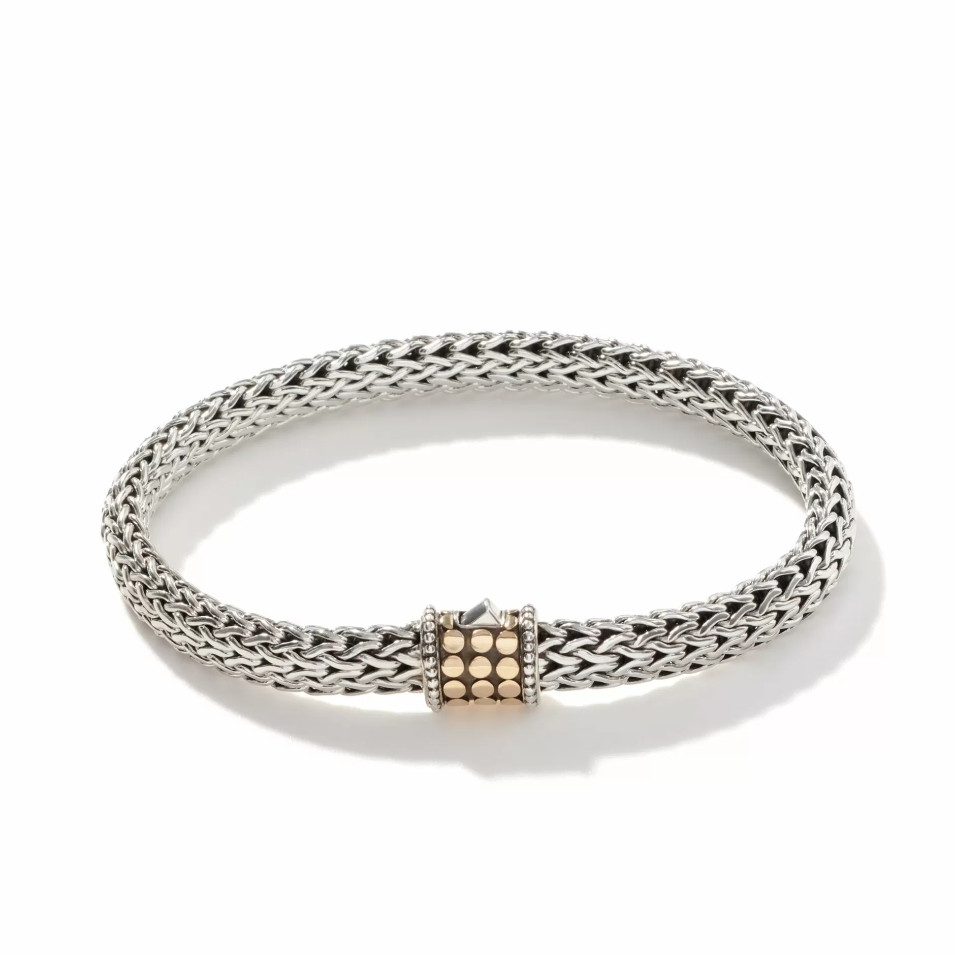 Icon Dot Bracelet, Sterling Silver, Gold^John Hardy New