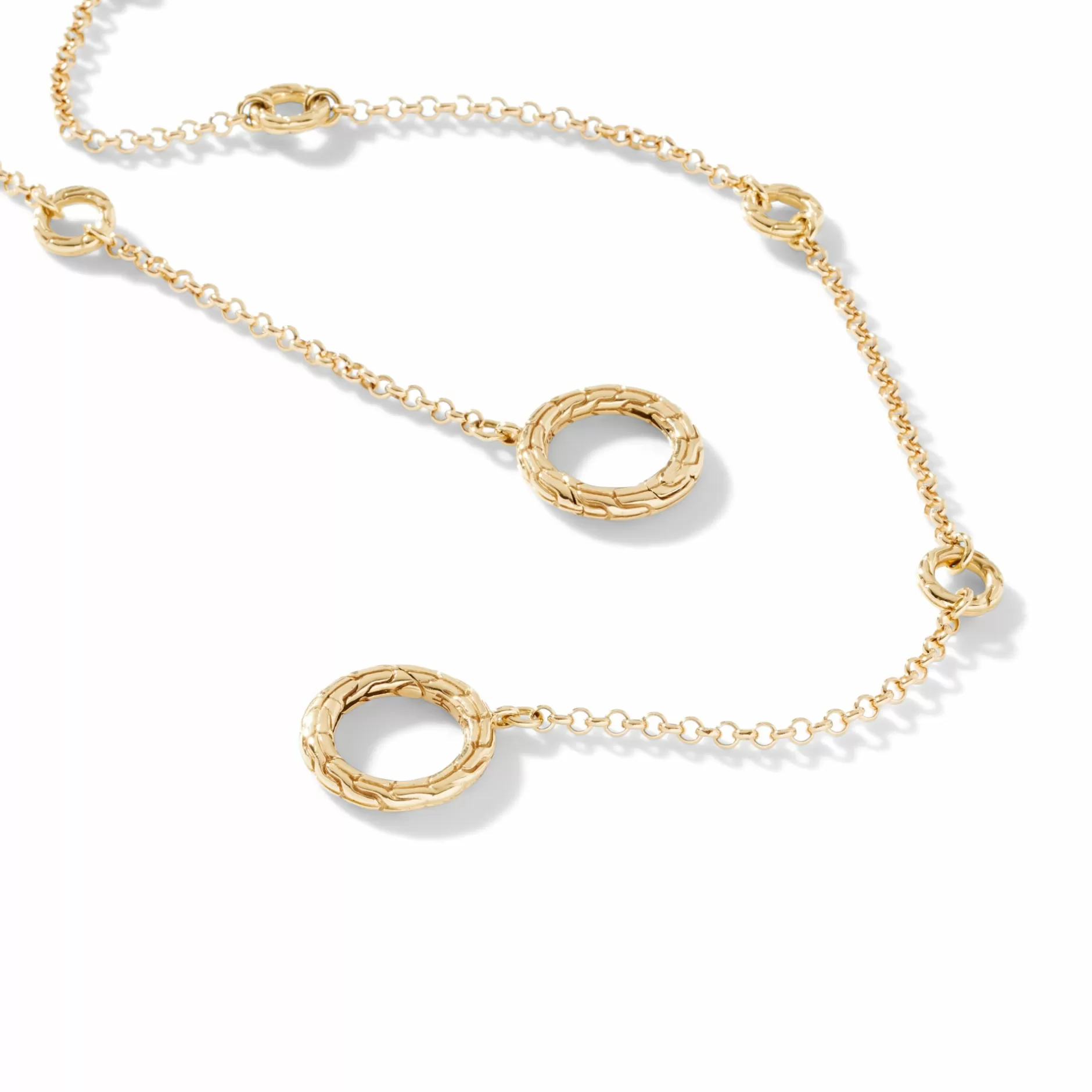 Interlocking Keyring Necklace, Gold^John Hardy Store