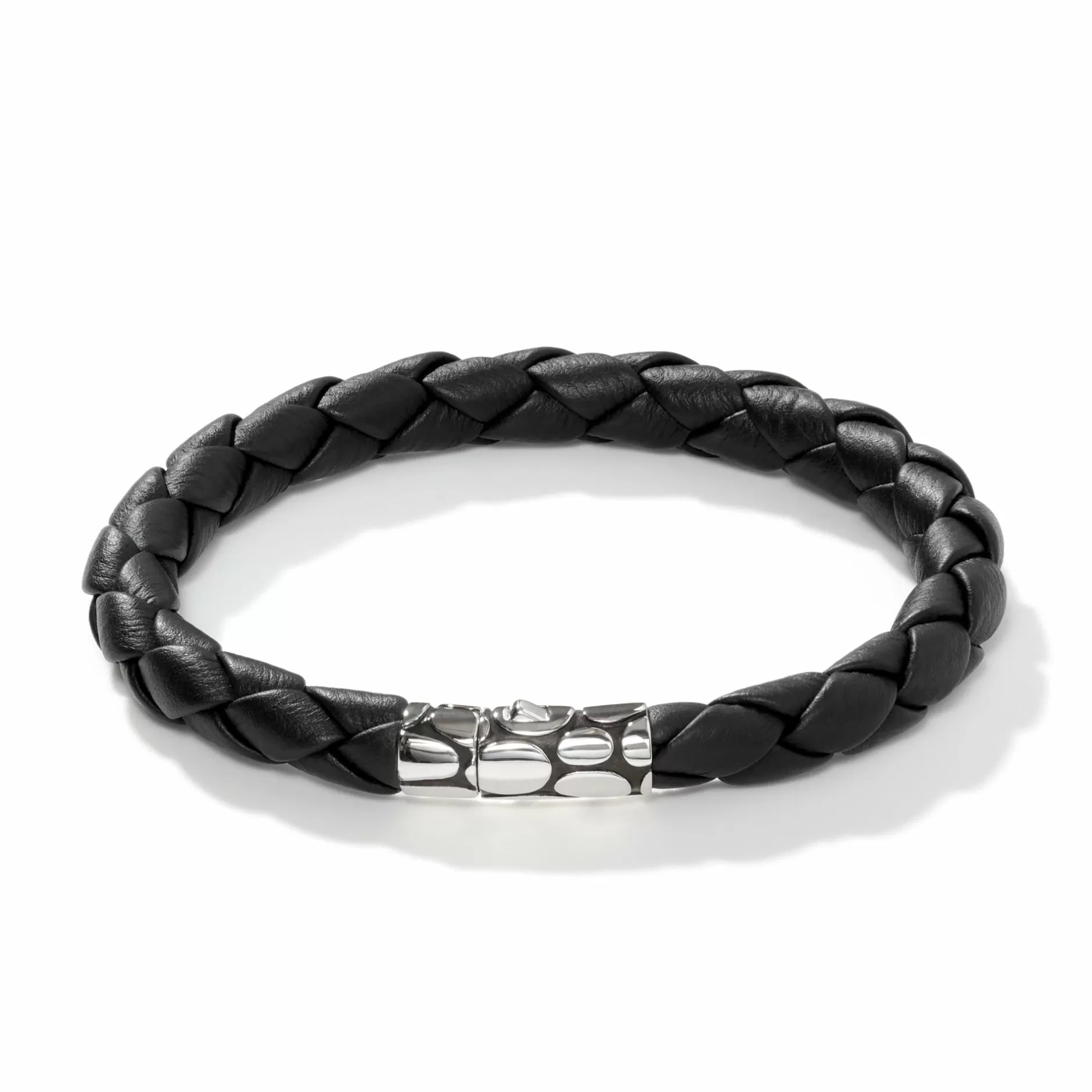 Kali Station Bracelet, Silver, Leather^John Hardy Sale