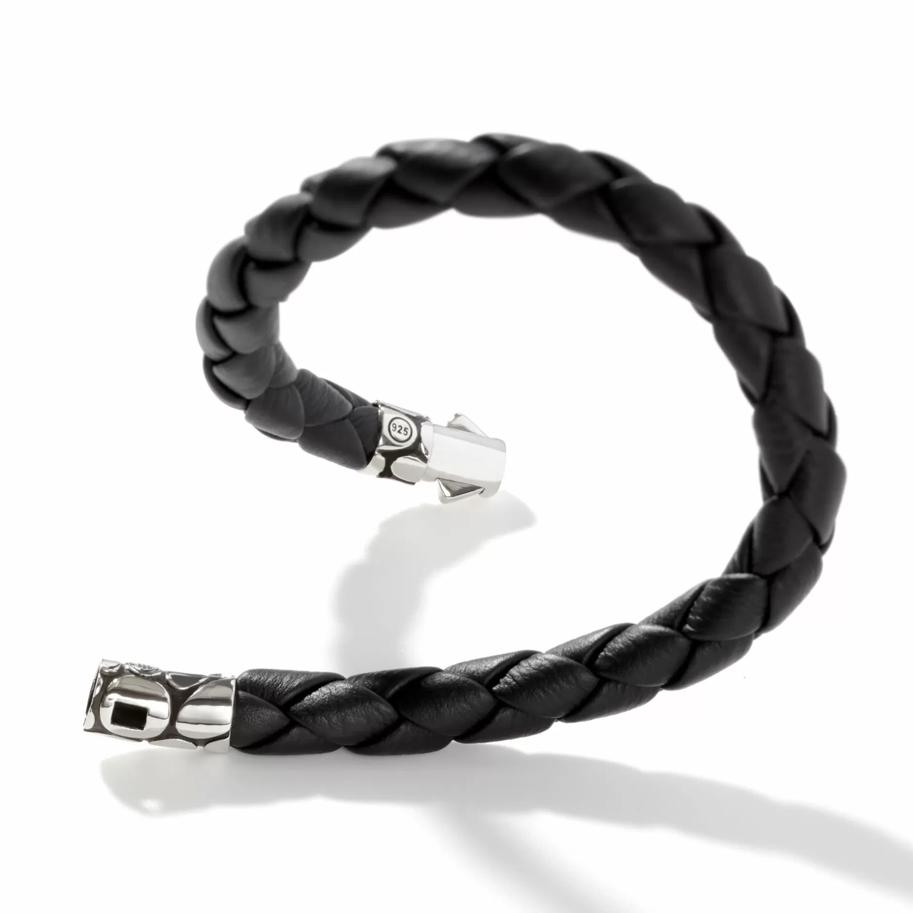 Kali Station Bracelet, Silver, Leather^John Hardy Sale