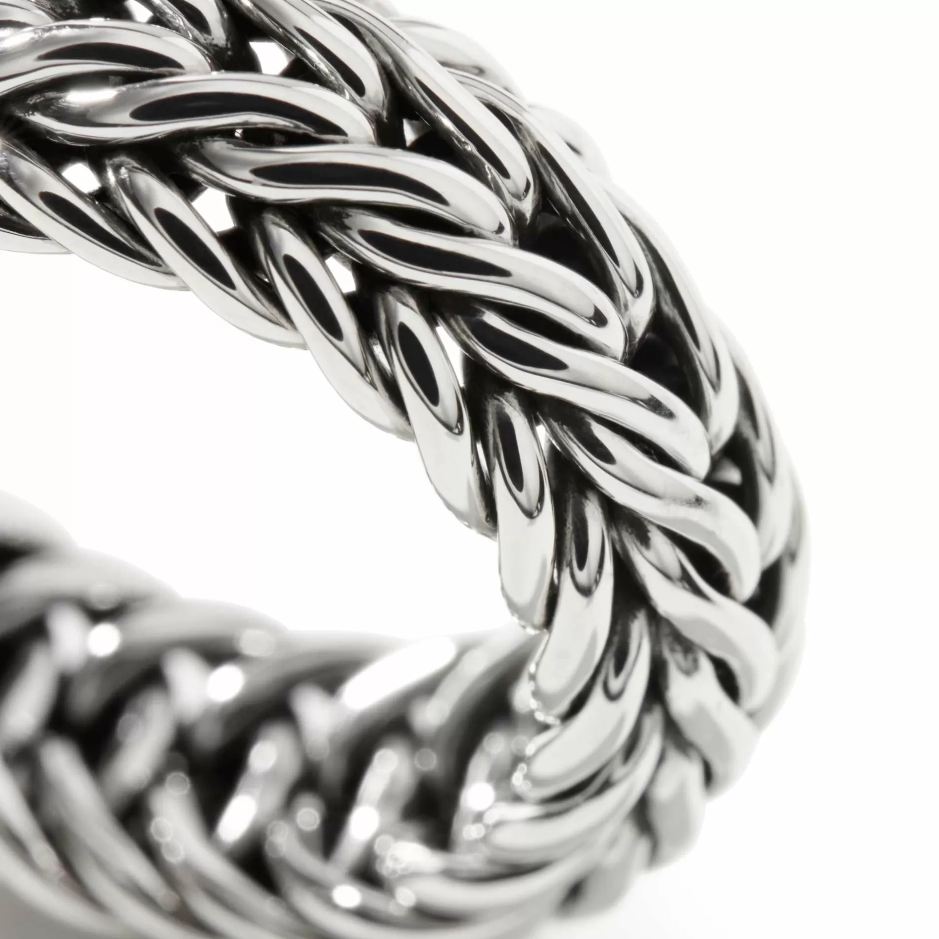 Kami Chain Band Ring, Sterling Silver, Wide^John Hardy Hot