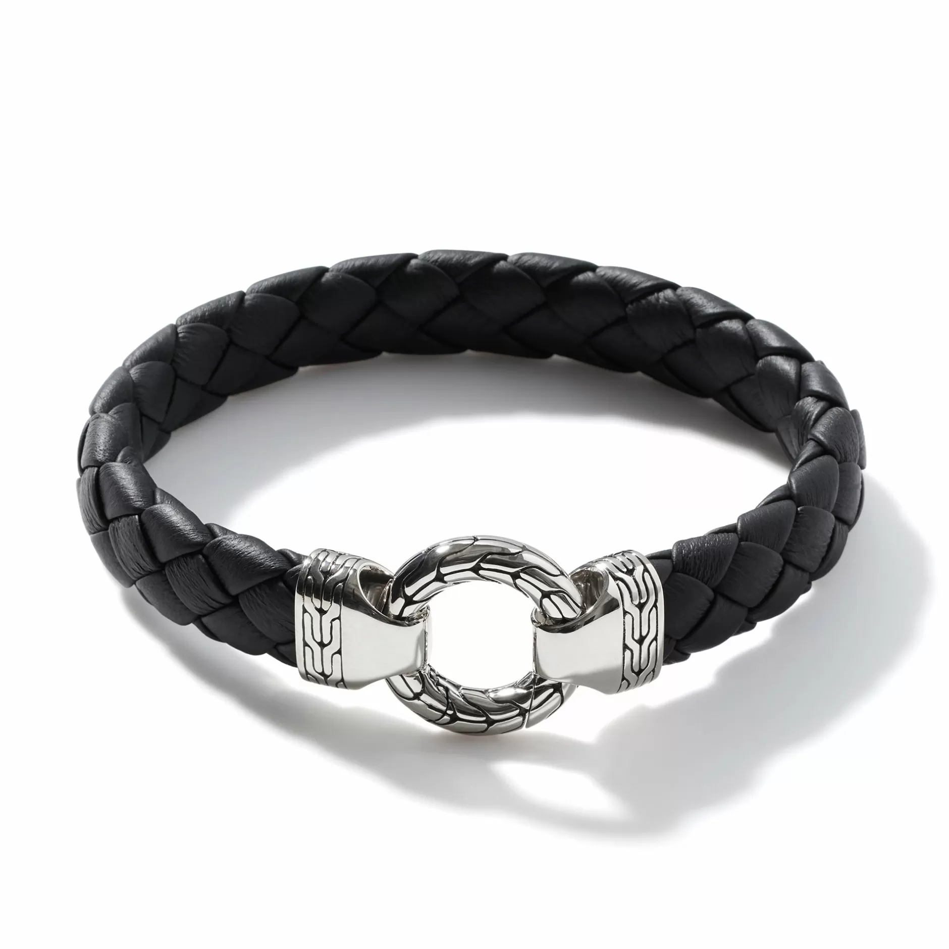 Leather Keyring Bracelet, Sterling Silver^John Hardy Hot