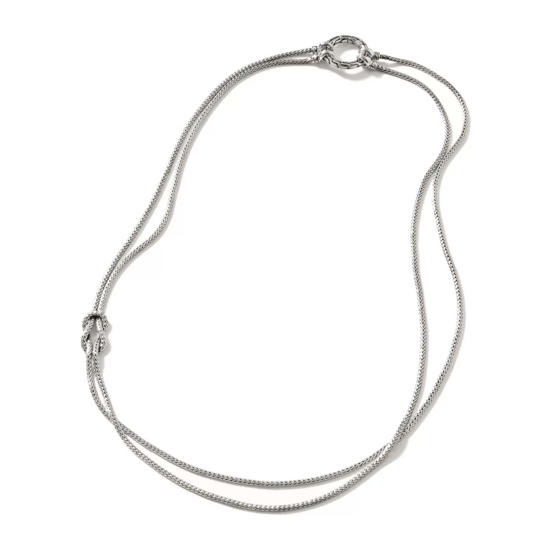 Love Knot Convertable Necklace, Silver, 1.8Mm^John Hardy Cheap