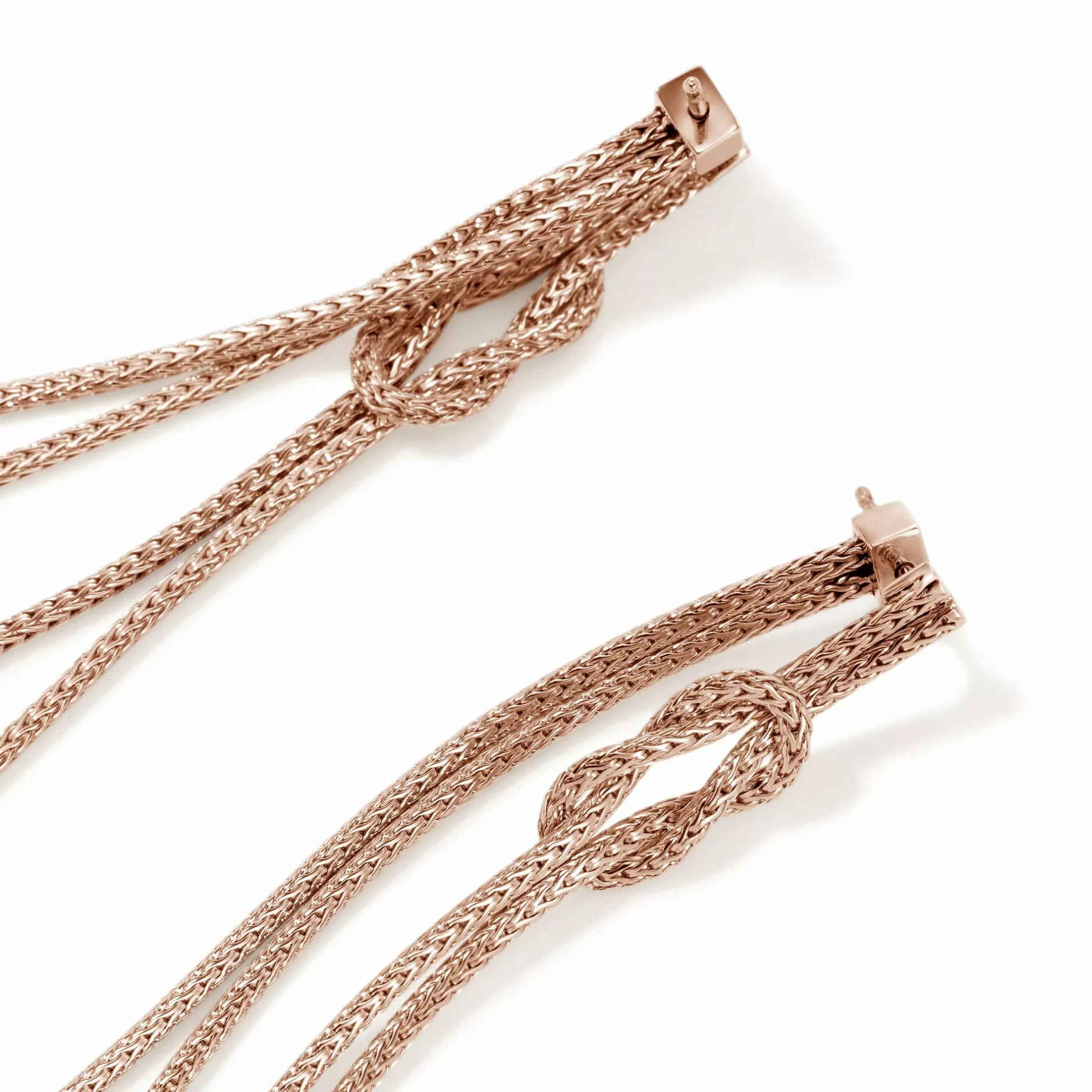 Love Knot Drop Earring, Rose Gold^John Hardy New