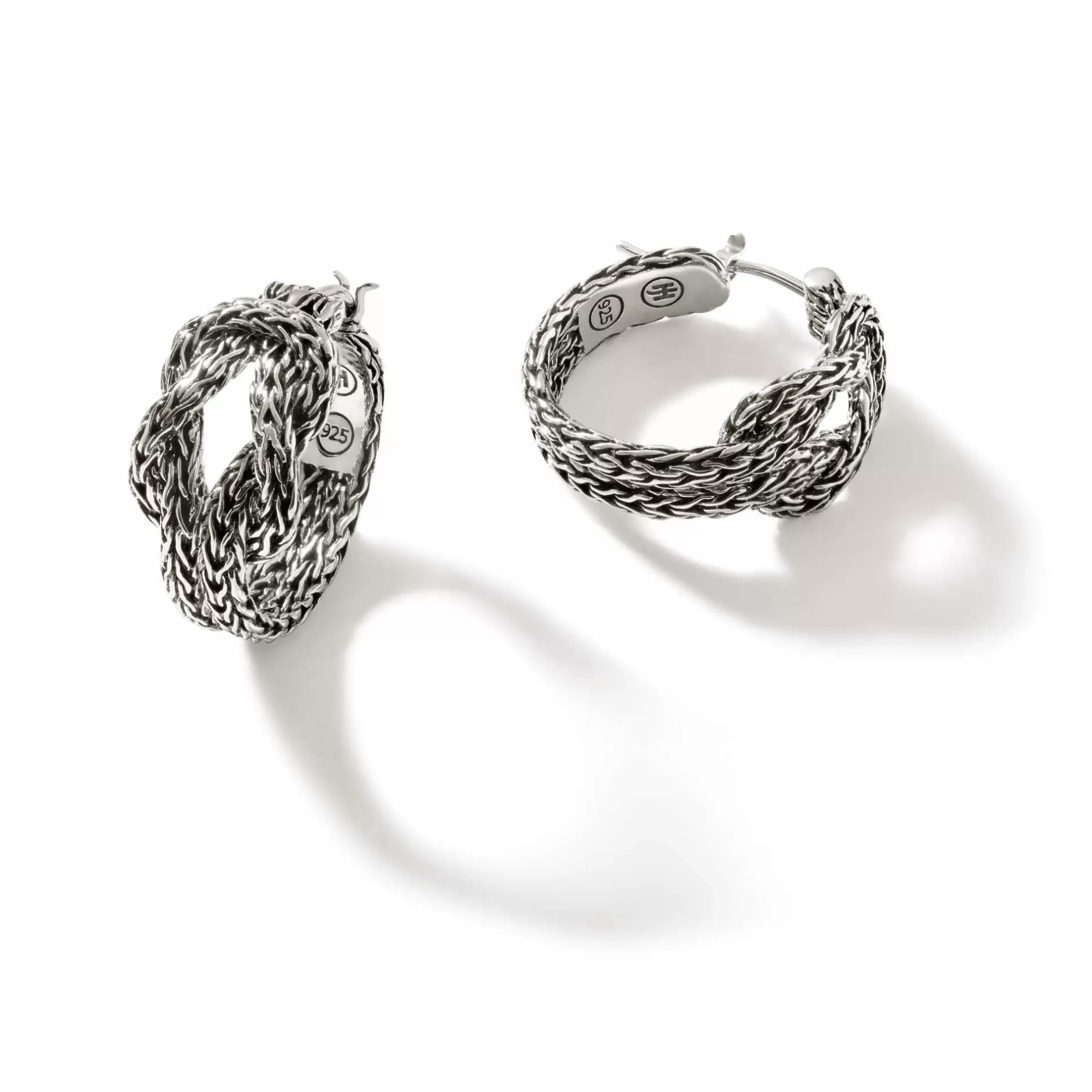 Love Knot Hoop Earring, Sterling Silver^John Hardy Fashion