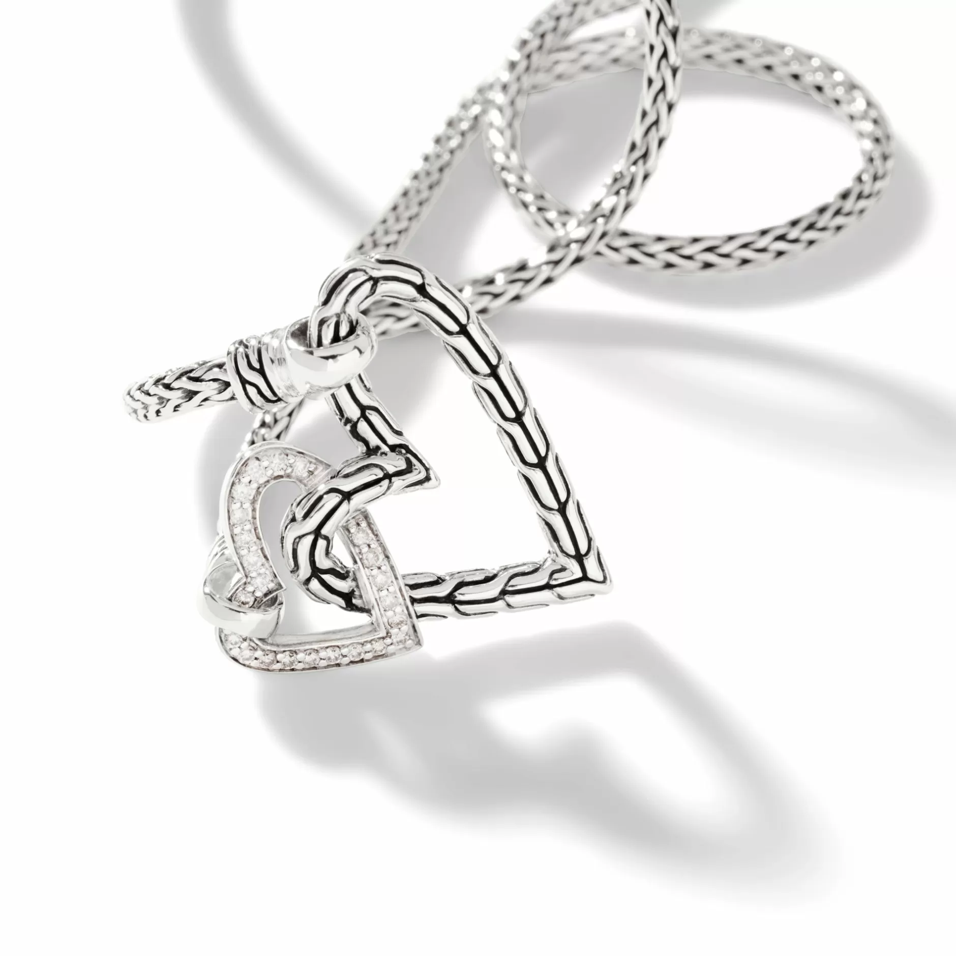 Manah Pendant Necklace, Silver, Diamonds^John Hardy Shop