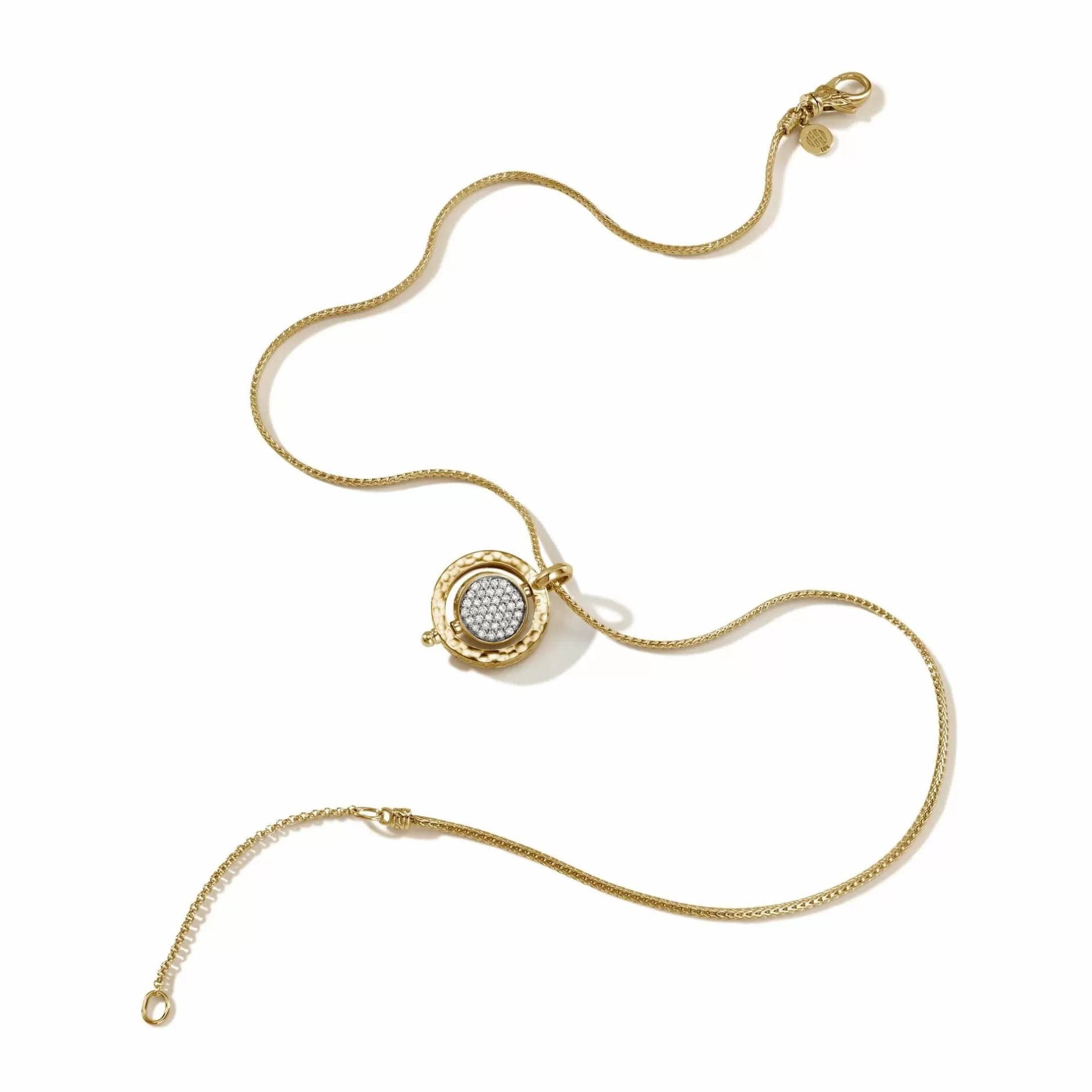 Moon Door Necklace, Gold, Diamonds^John Hardy Best