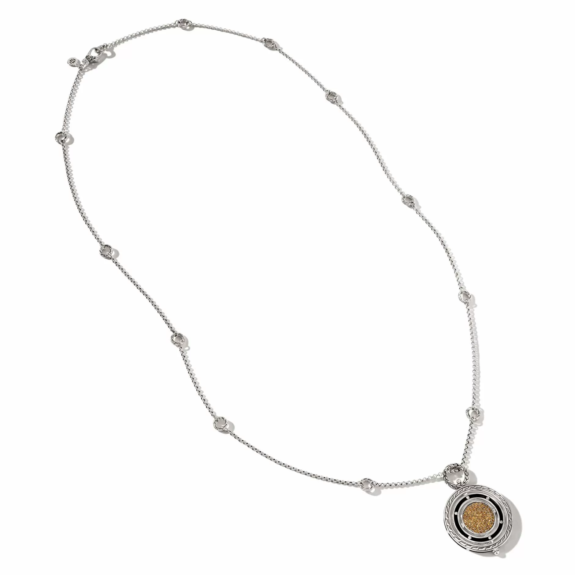 Moon Door Necklace, Sterling Silver, Pave^John Hardy Hot